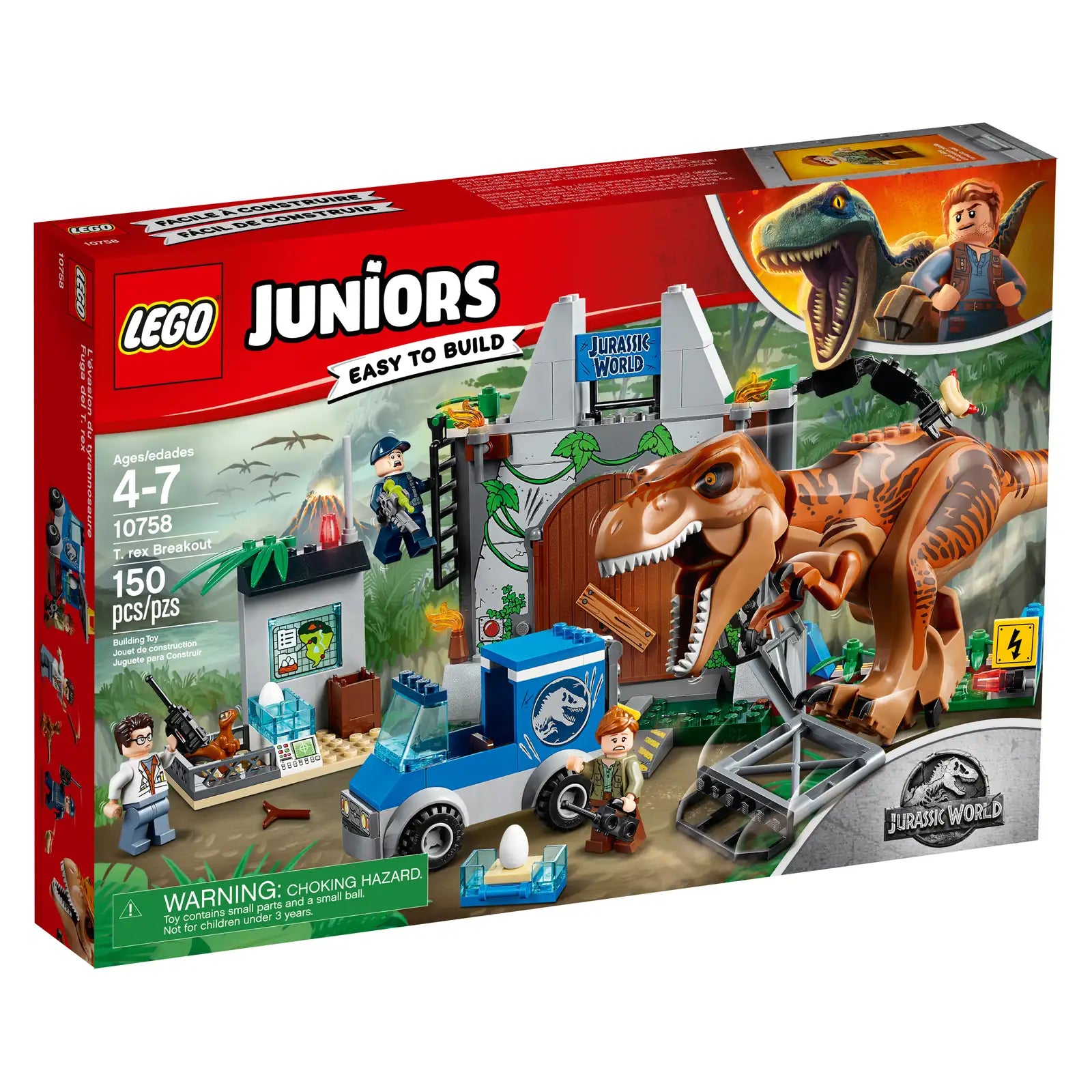 T.rex Breakout - LEGO Jurassic World Junior Set (10758)