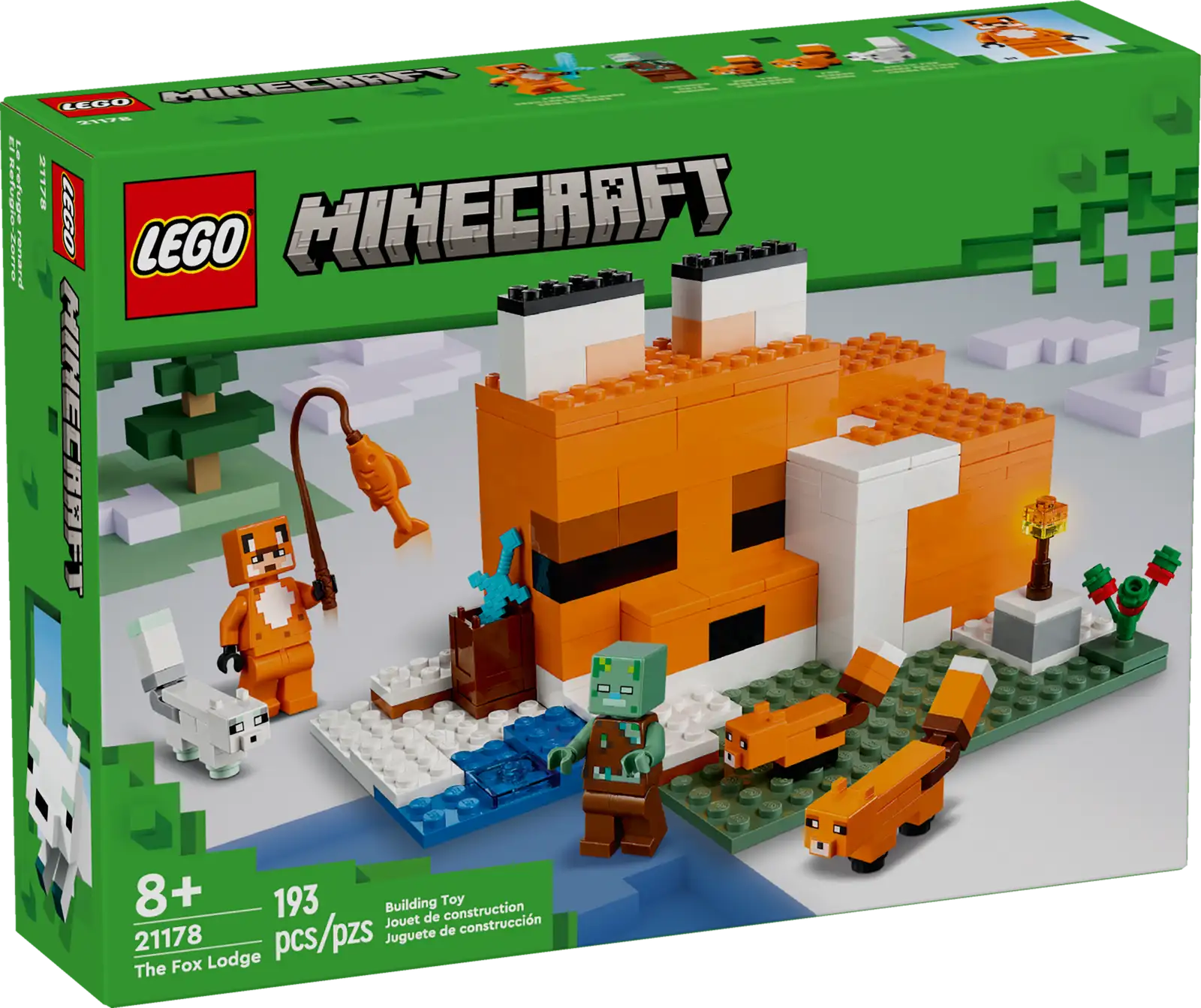 LEGO Minecraft The Fox Lodge Set (21178)
