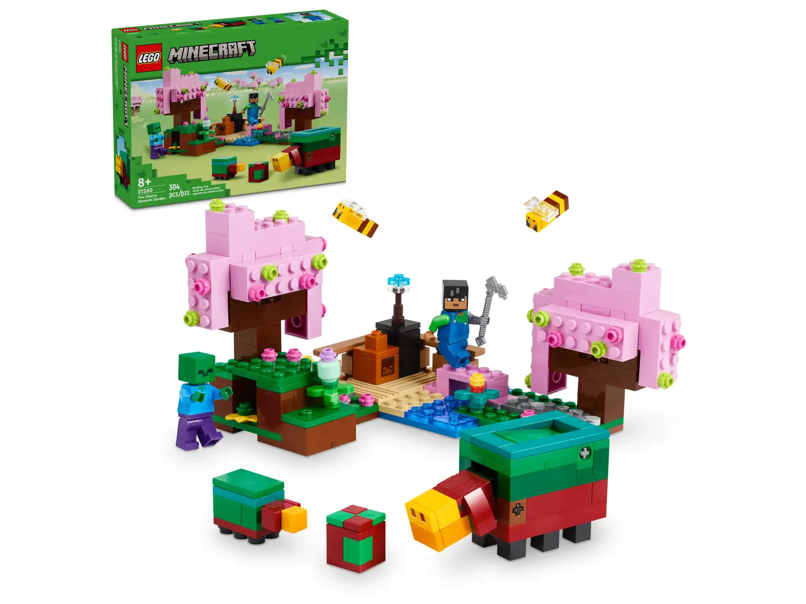 LEGO Minecraft The Cherry Blossom Garden Set (21260)