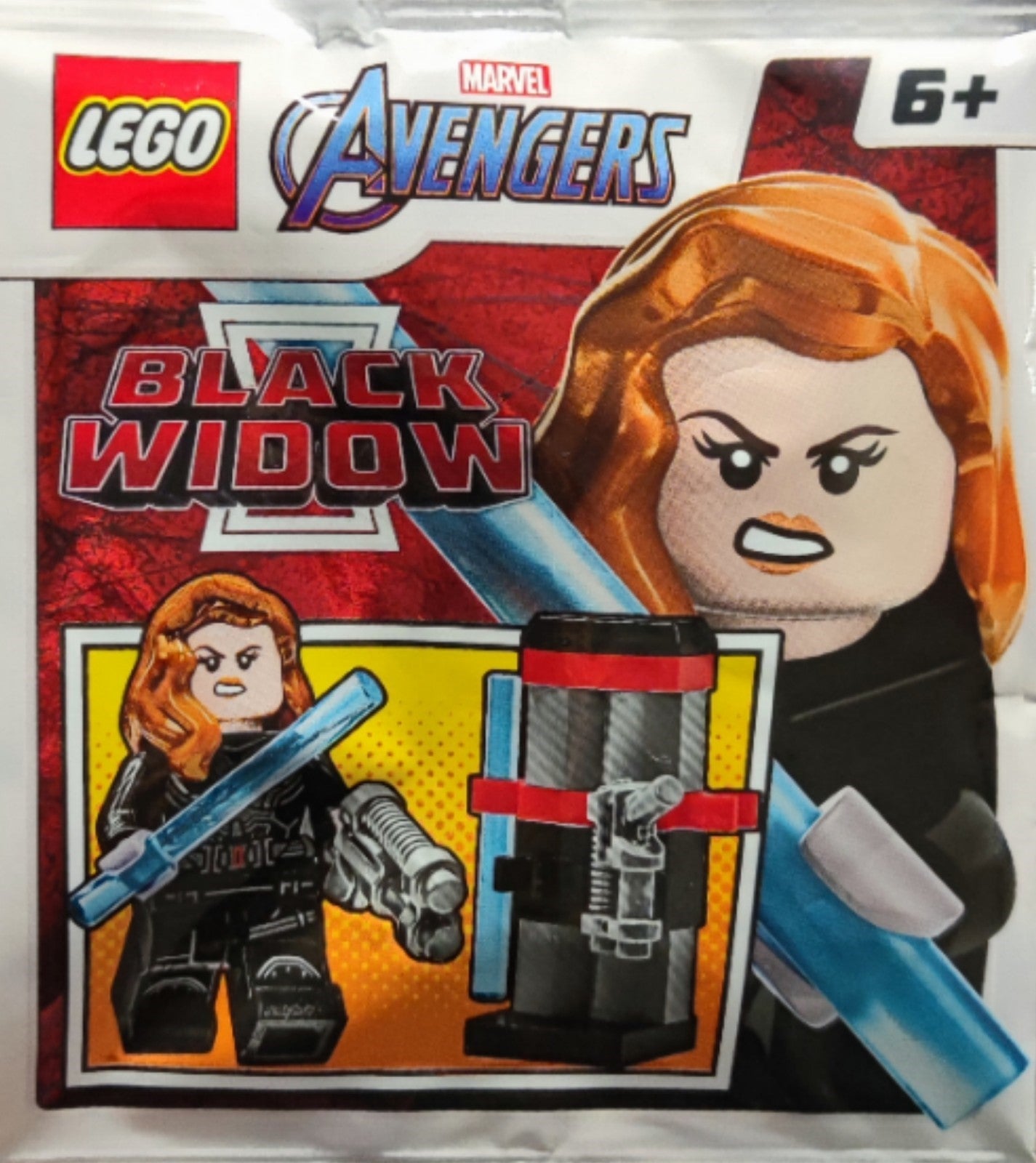 Black Widow Minifigure - LEGO Marvel Foil Pack (242109)