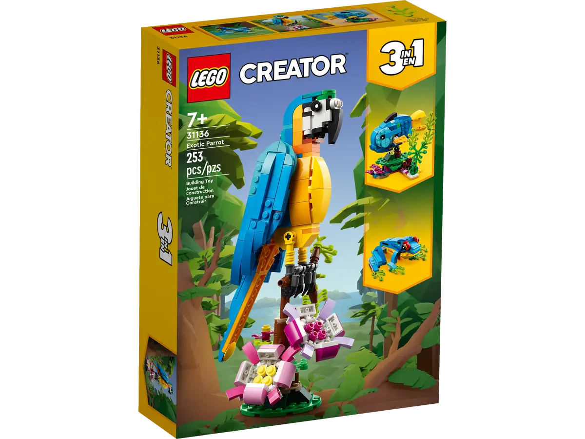 LEGO Creator Exotic Parrot 3in1 Set (31136)