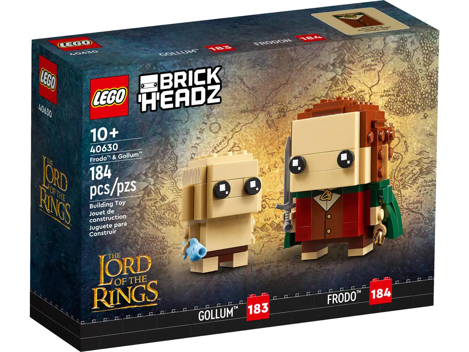 LEGO The Lord of the Rings  Frodo™ & Gollum™ BrickHeadz Set (40630)
