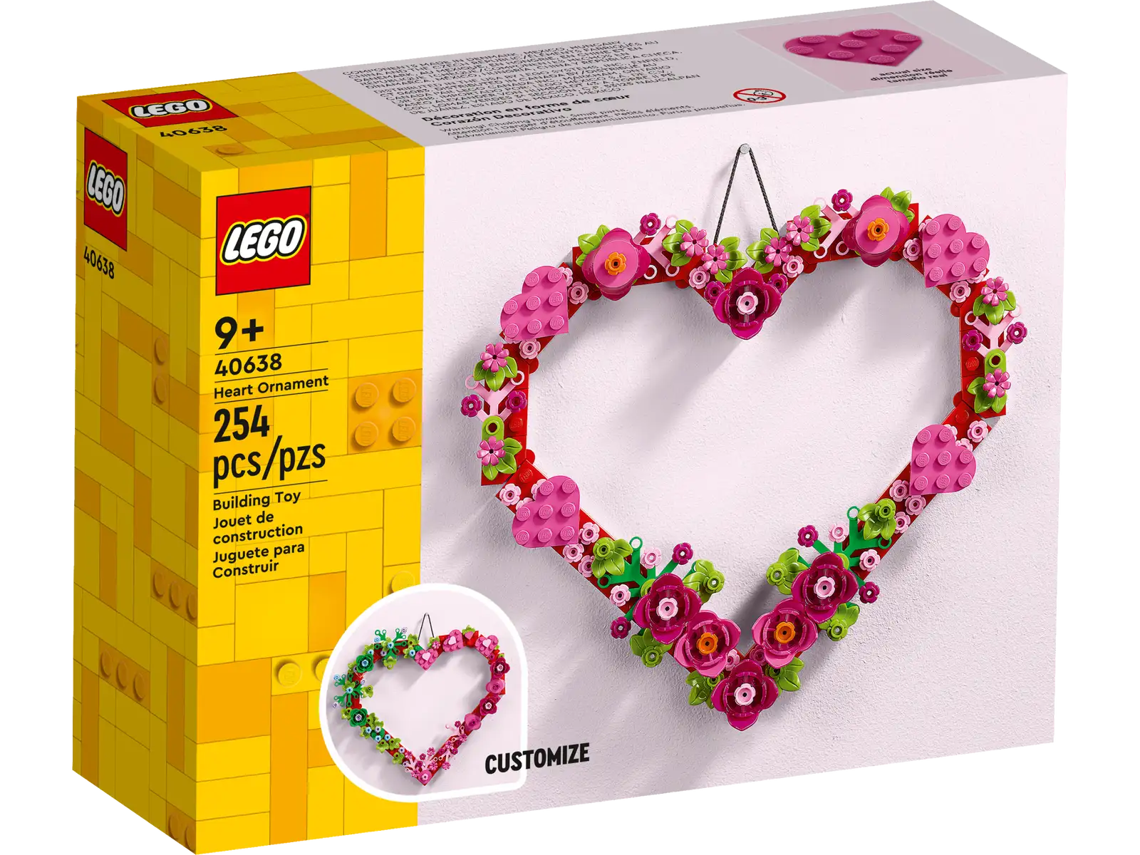 LEGO Heart Ornament Set (40638)