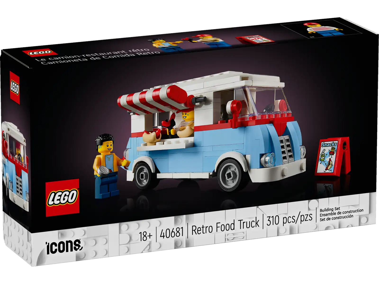 LEGO Icons Retro Food Truck GWP Set (40681)
