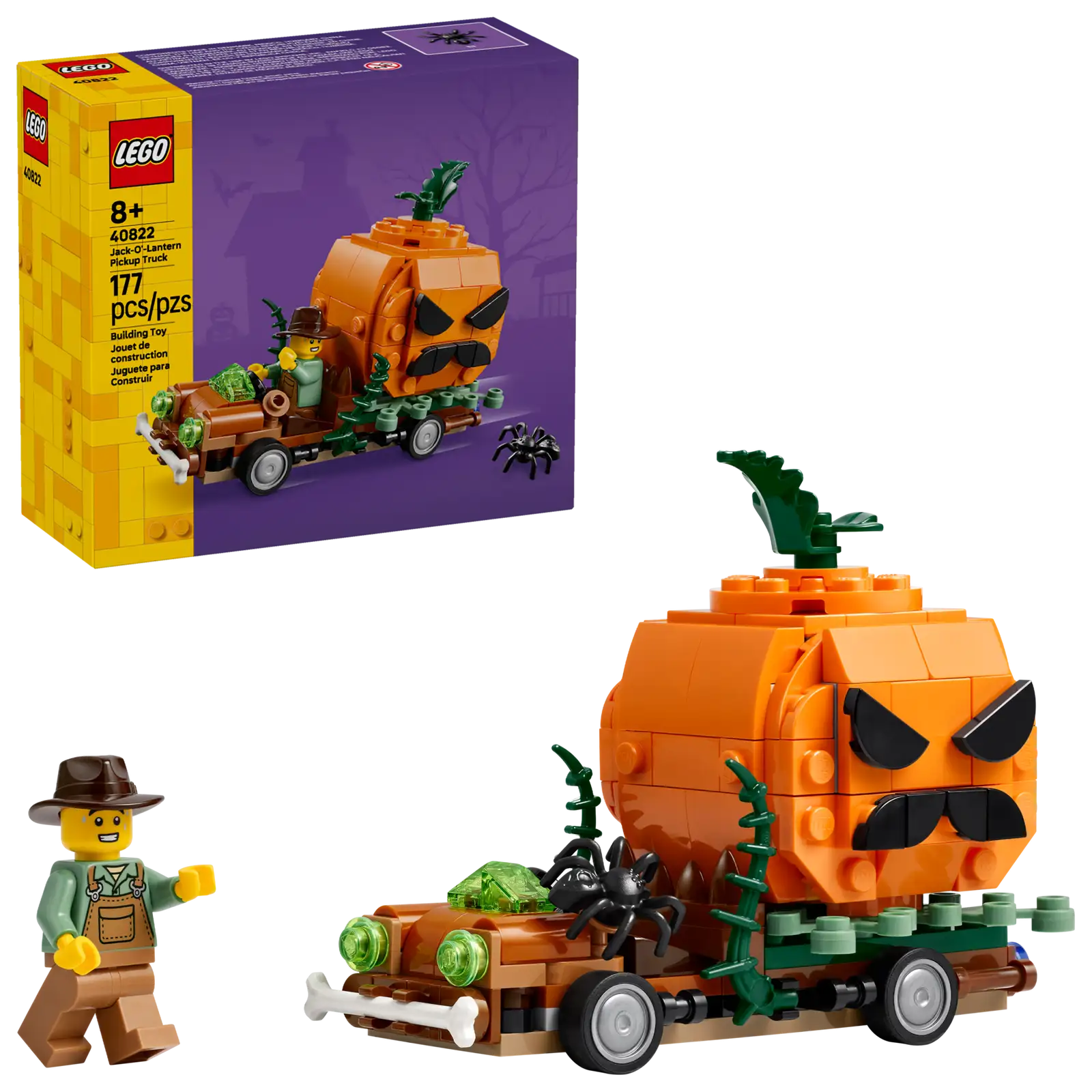 LEGO Jack-O'-Lantern Pickup Truck Set (40822)