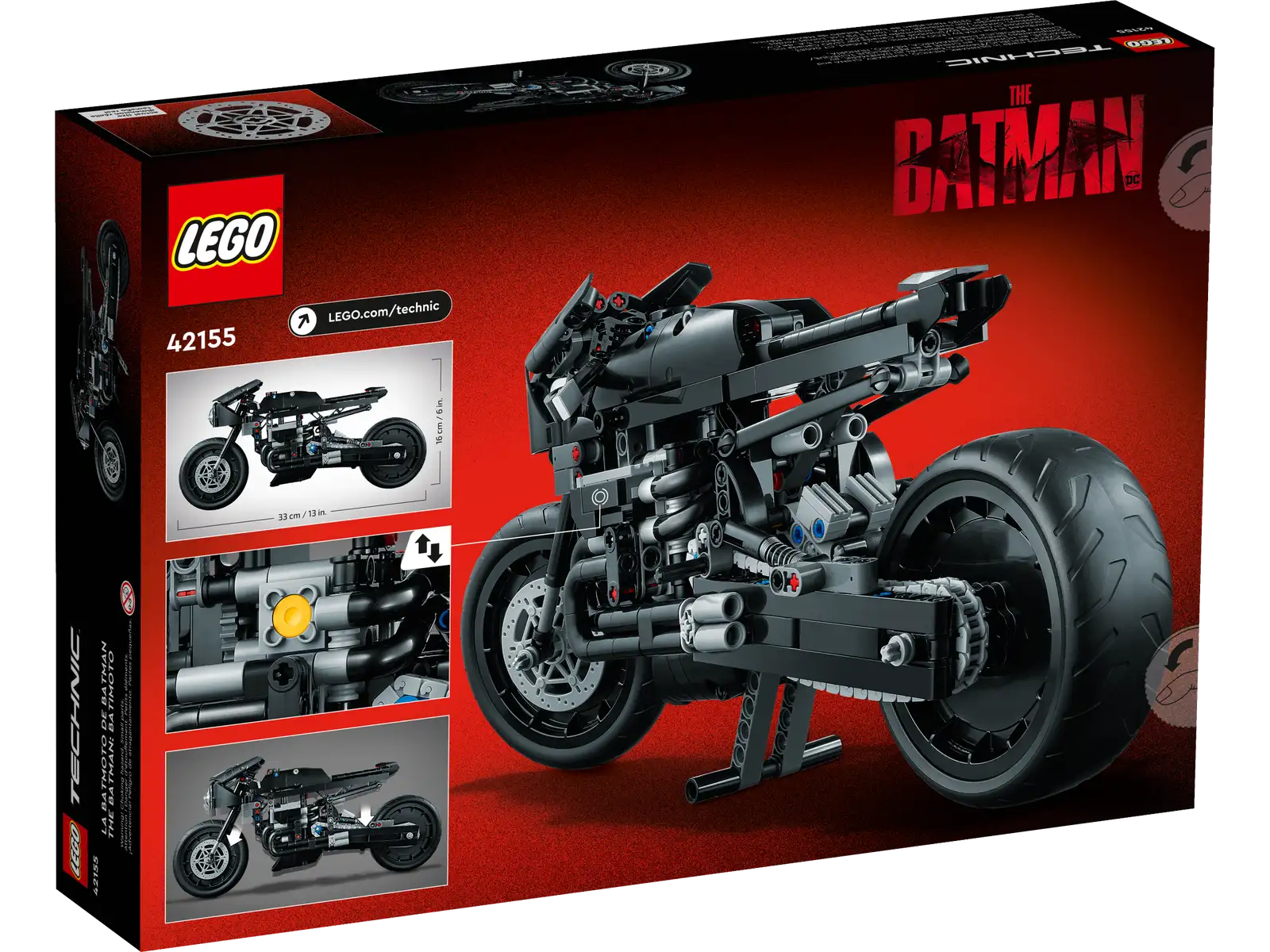 LEGO DC Comics THE BATMAN – BATCYCLE™ Set (42155)