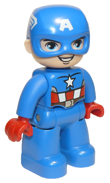 LEGO Duplo Marvel Captain America Minifigure (2020) – The Brick