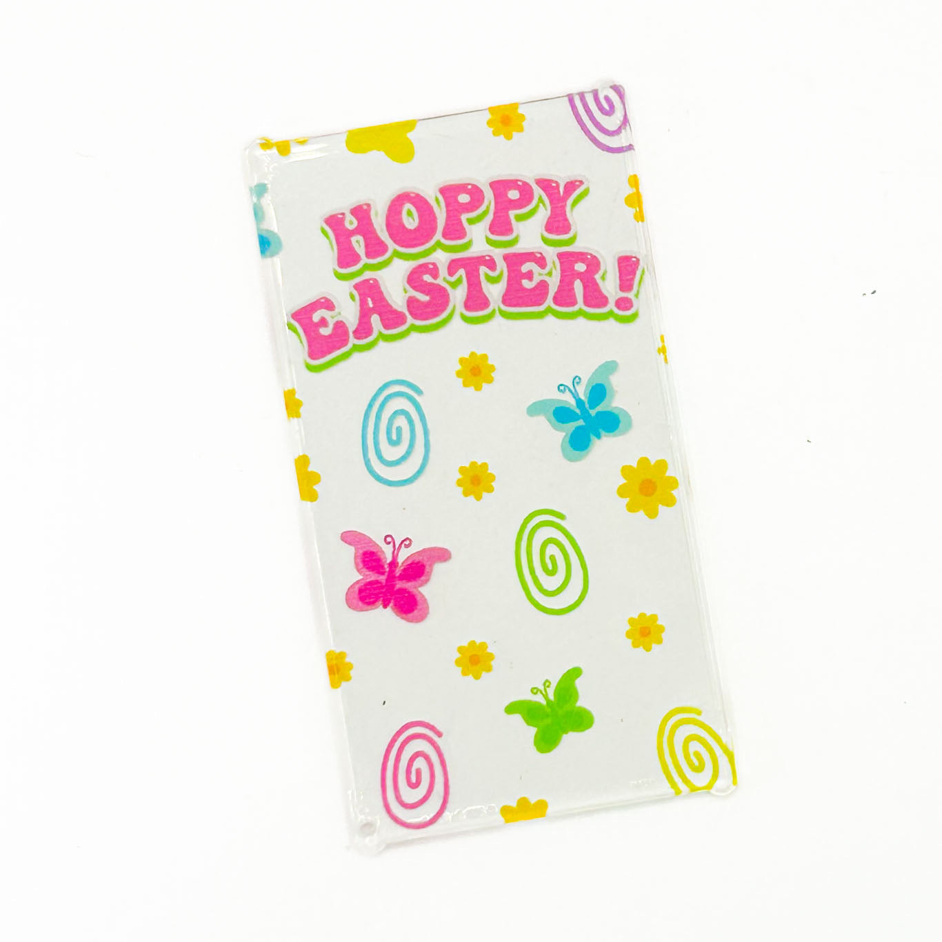 Hoppy Easter 4x6 Glass Window made using LEGO part  - B3 Customs