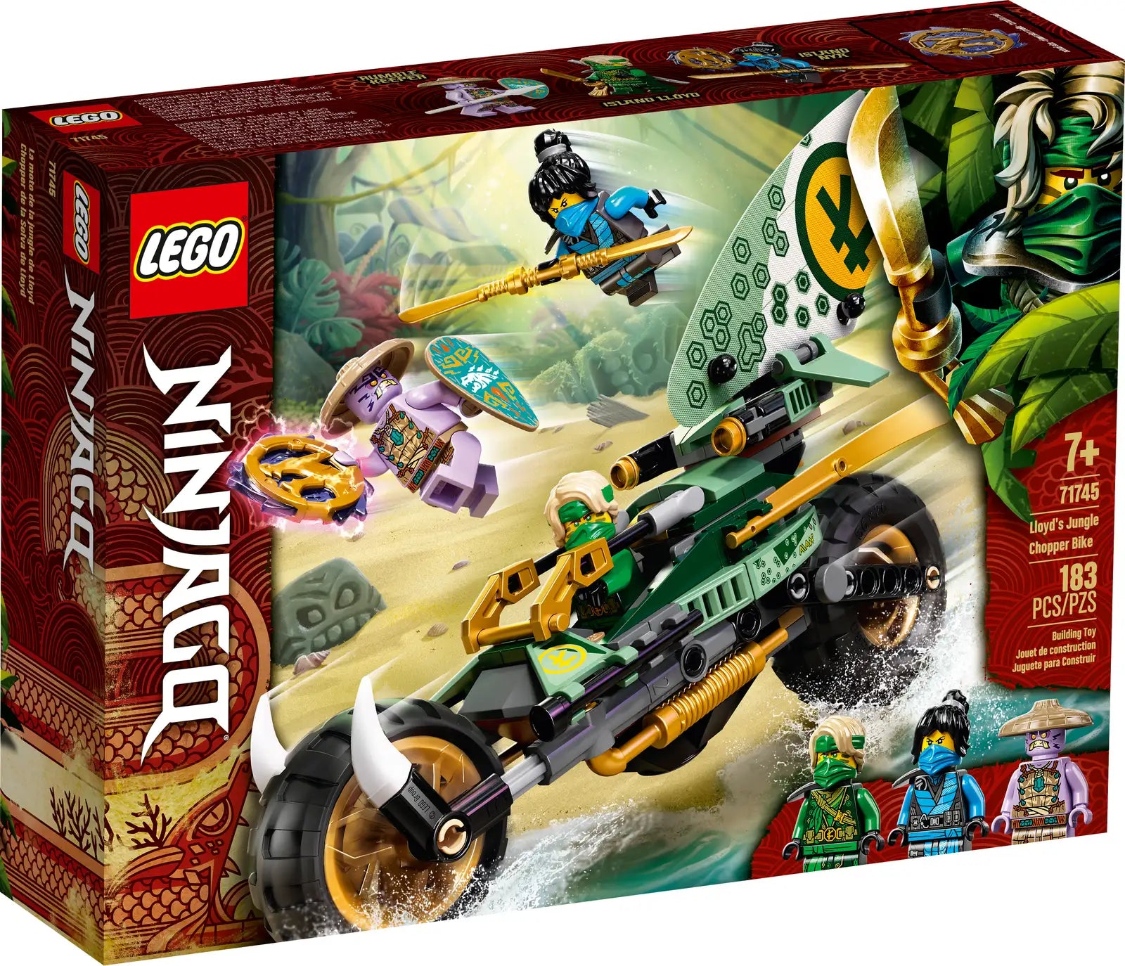 LEGO Ninjago Lloyd's Jungle Chopper Bike Set (71745)