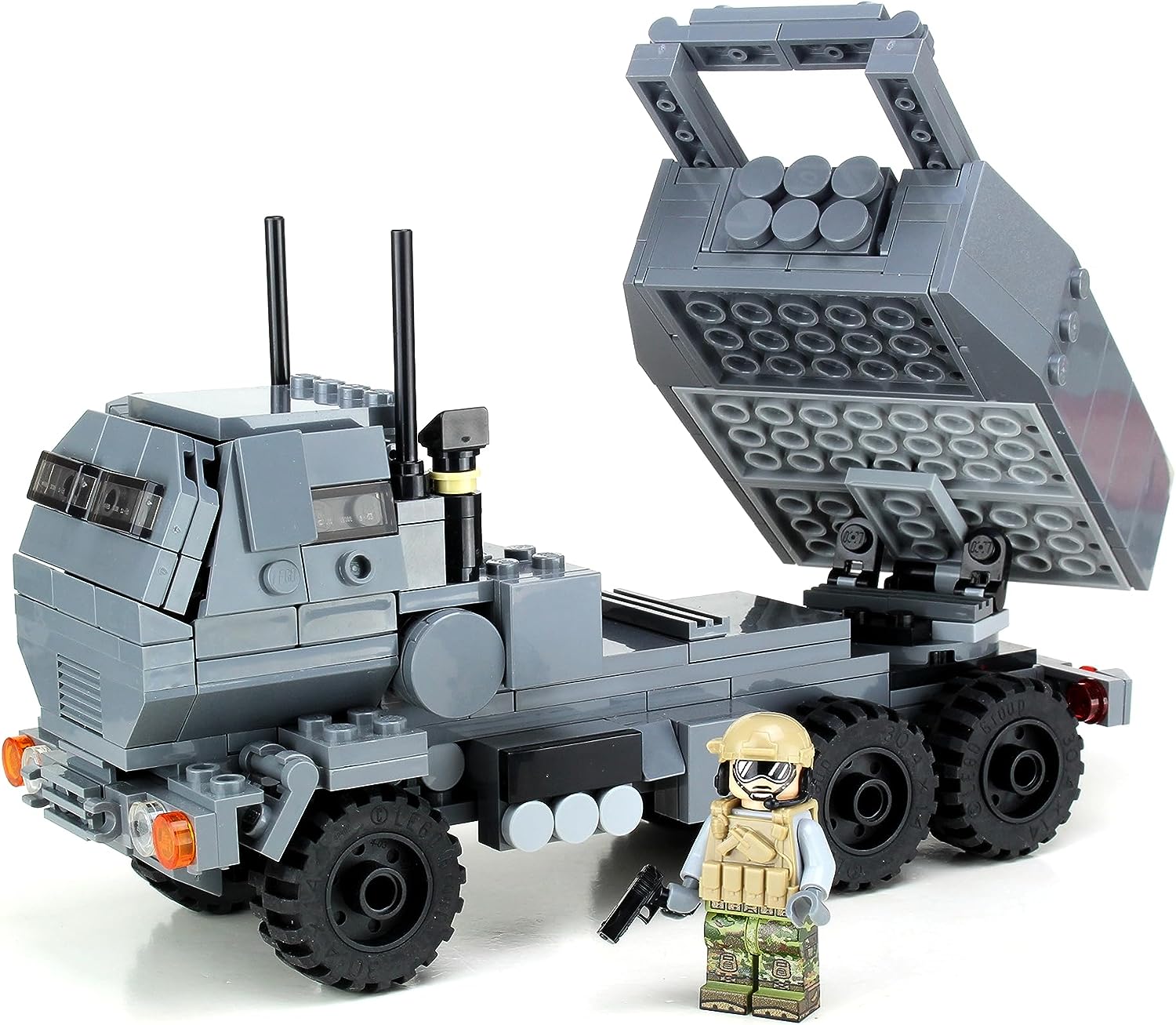 Army Mobile Rocket Artillery made with LEGO parts
