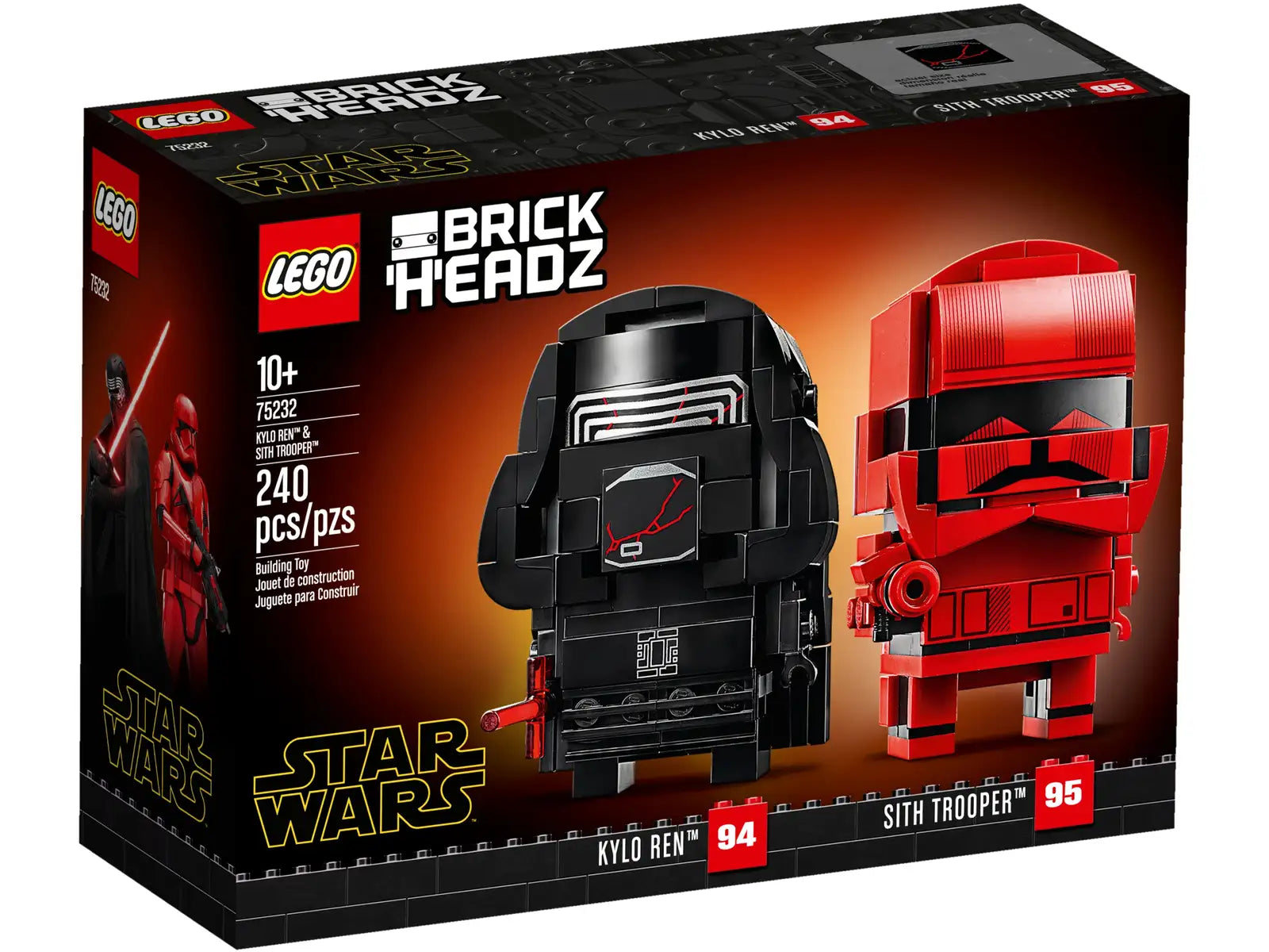 LEGO Star Wars Kylo Ren™ & Sith Trooper™ BrickHeadz Set (75232)