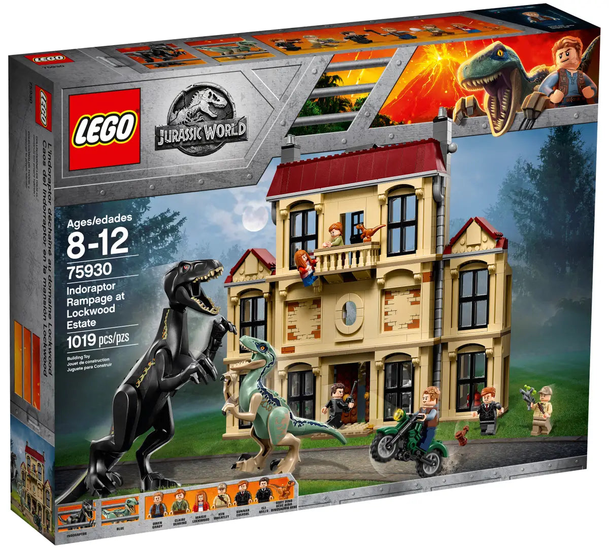Indoraptor Rampage at Lockwood Estate - LEGO Jurassic World Set (75930)