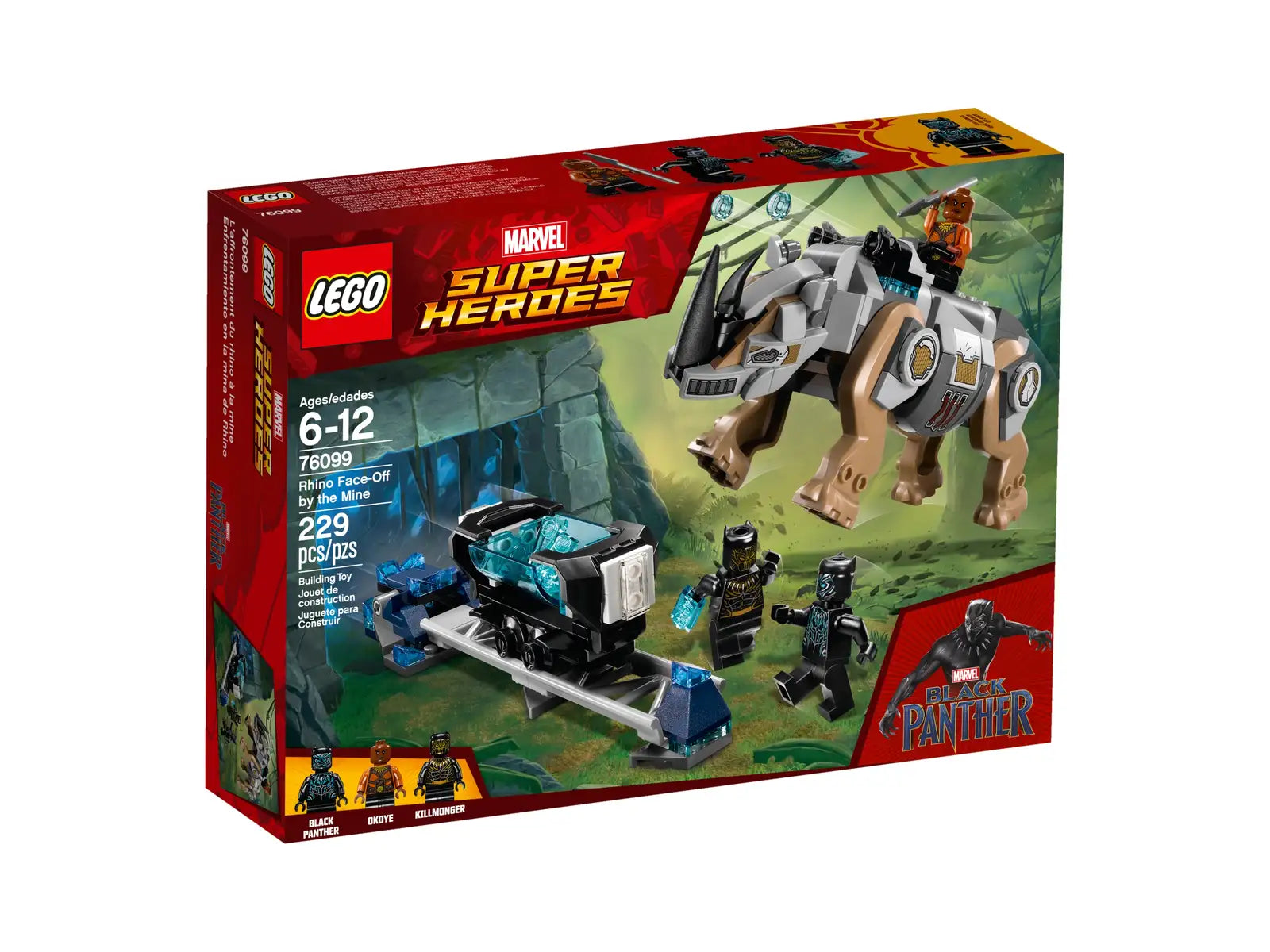 LEGO Marvel Rhino Face-Off by the Mine Set (76099)