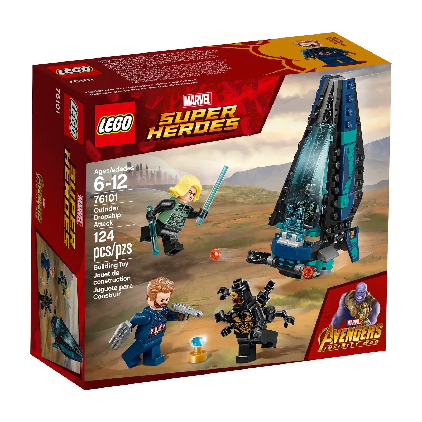 LEGO Marvel Outrider Dropship Attack Set (76101)