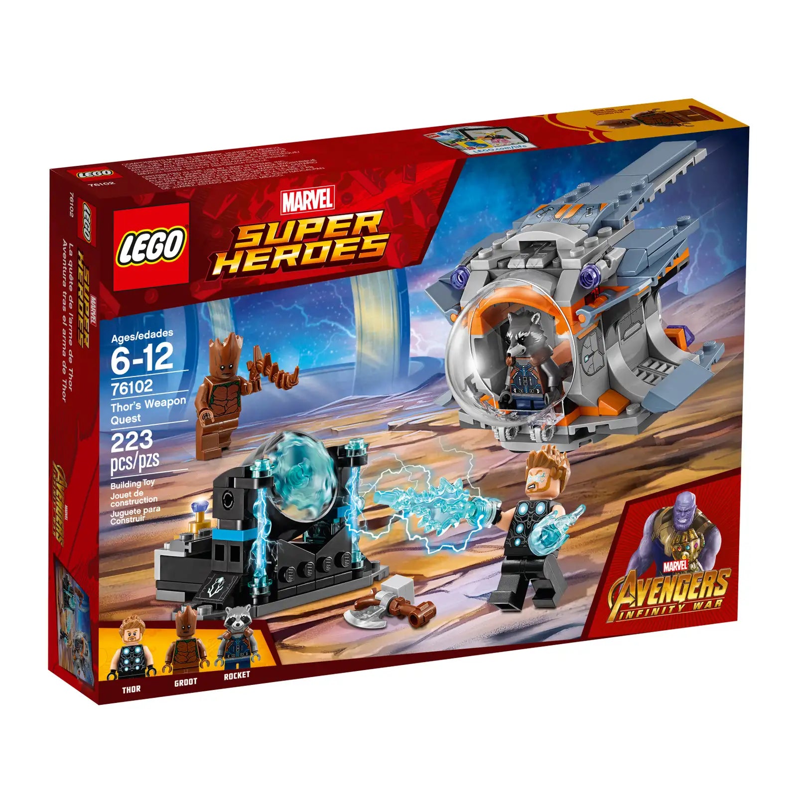 LEGO Marvel Thor's Weapon Quest Set (76102)