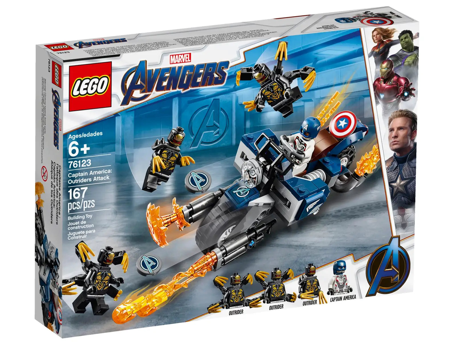 LEGO Marvel Captain America: Outriders Attack Set (76123)