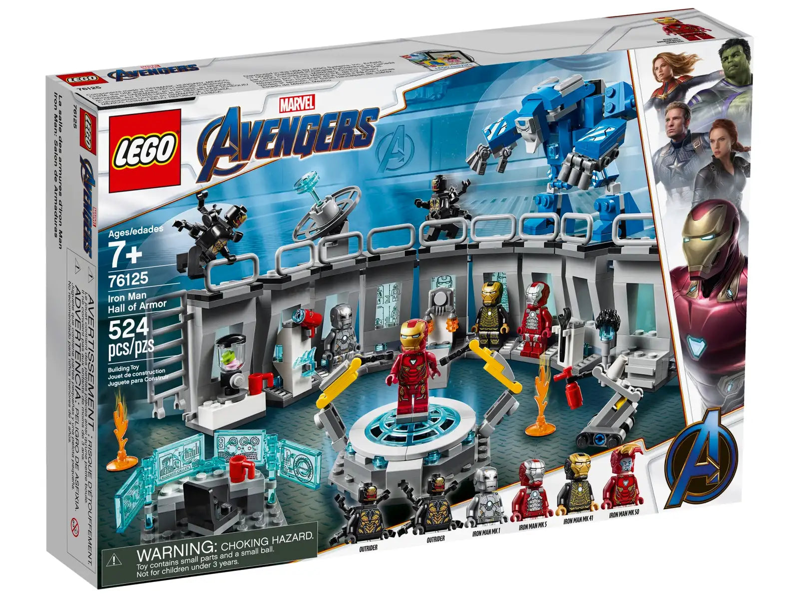 LEGO Marvel Iron Man Hall of Armor Set (76125)
