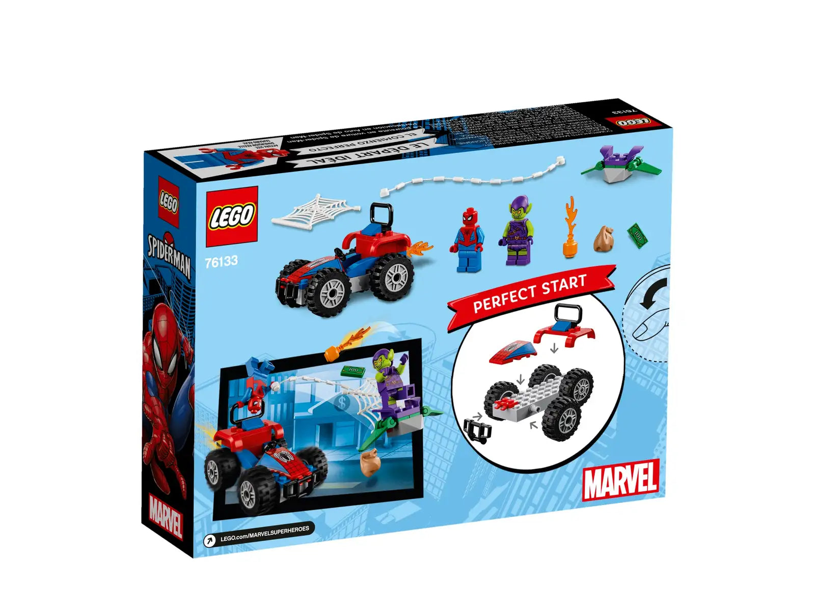 LEGO Marvel Spider-Man Car Chase Set (76133)
