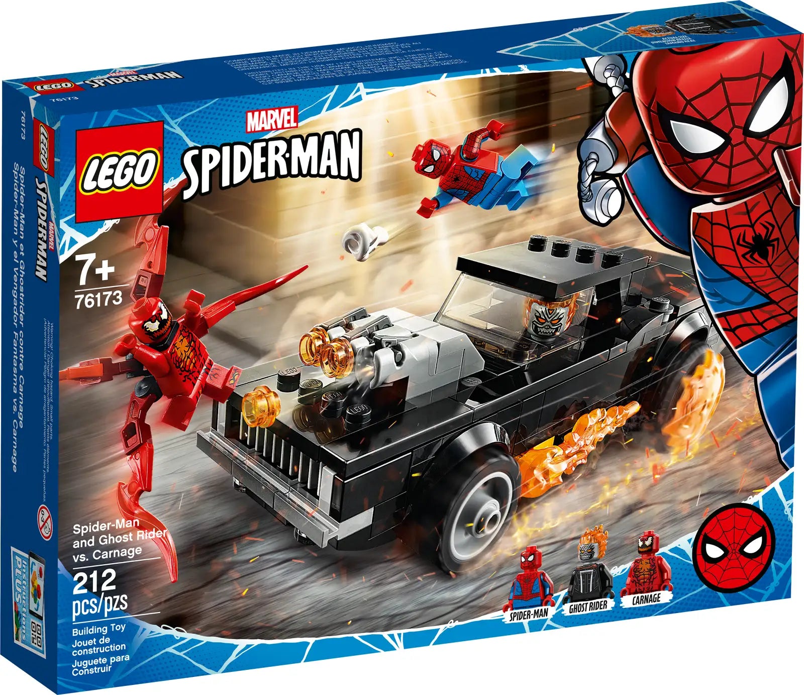 LEGO Marvel Spider-Man and Ghost Rider vs. Carnage Set (76173)