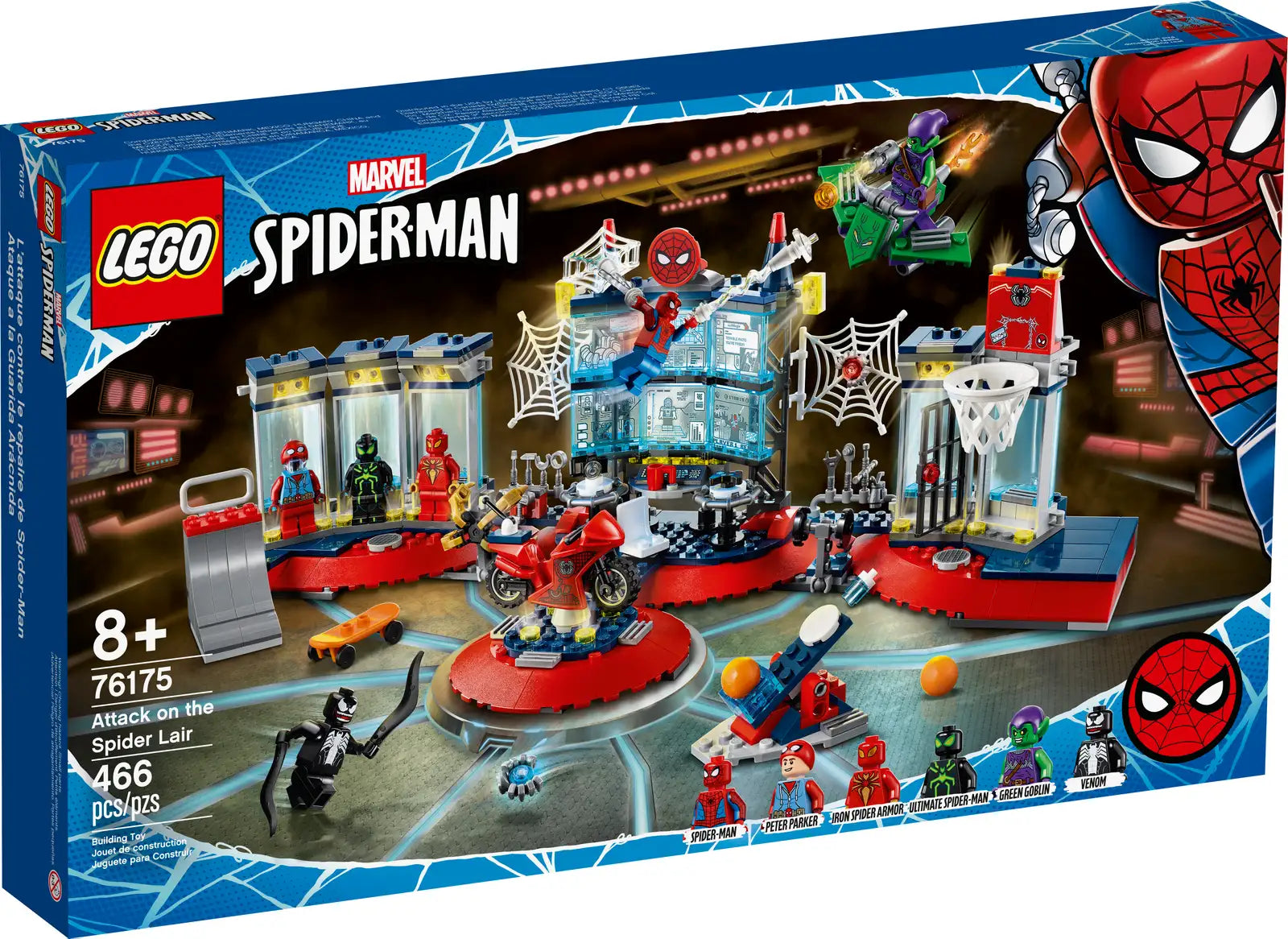 LEGO Marvel Attack on the Spider Lair Set (76175)