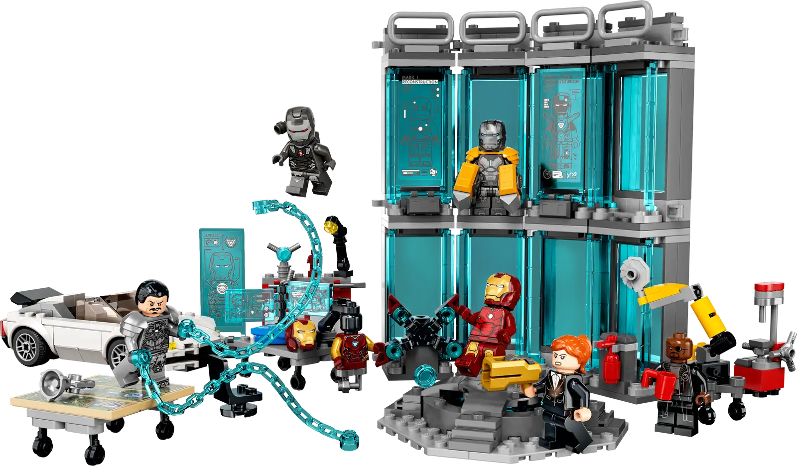 LEGO Marvel Iron Man Armory Set (76216)