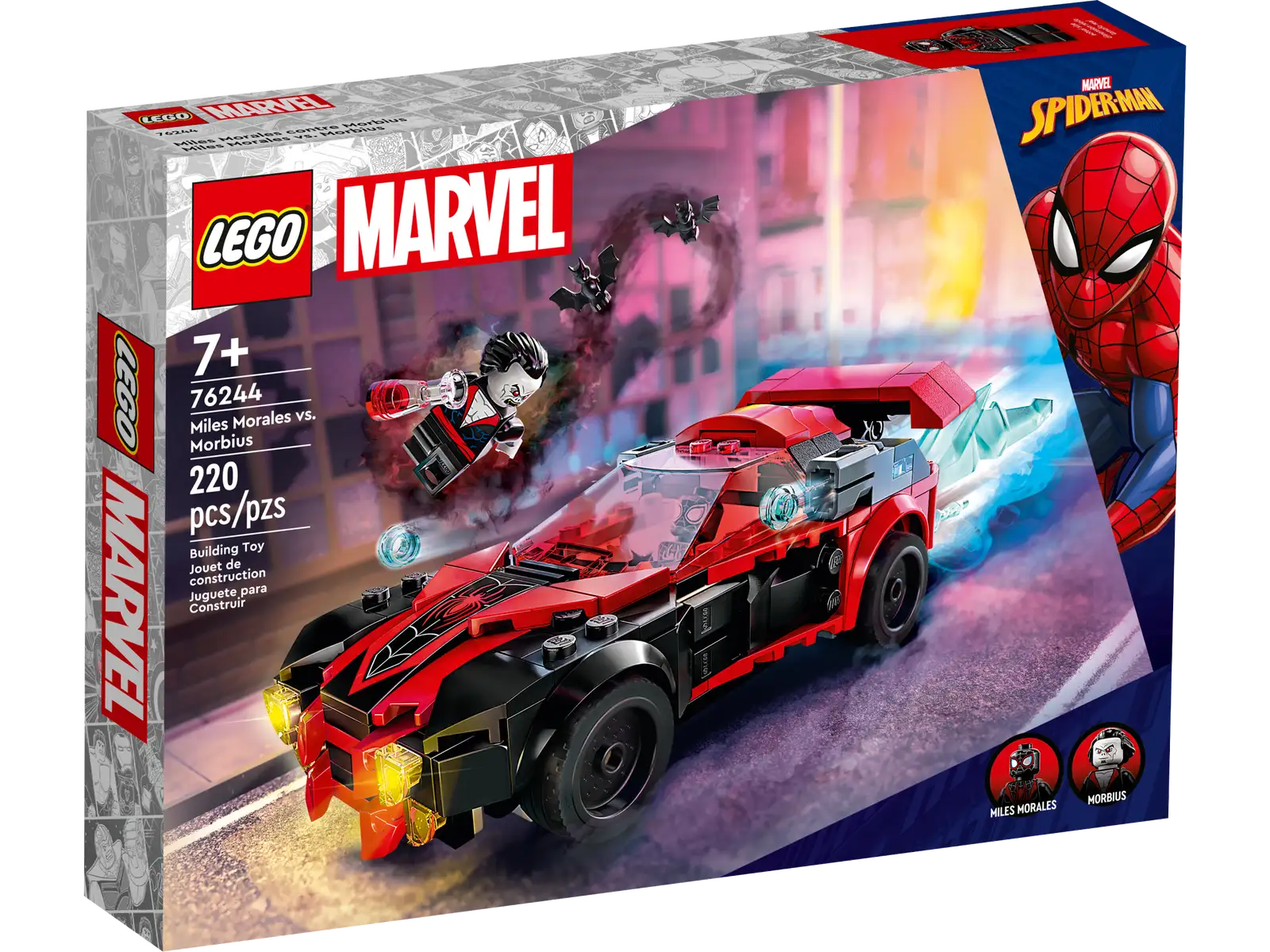 LEGO Marvel Miles Morales vs. Morbius Set (76244)