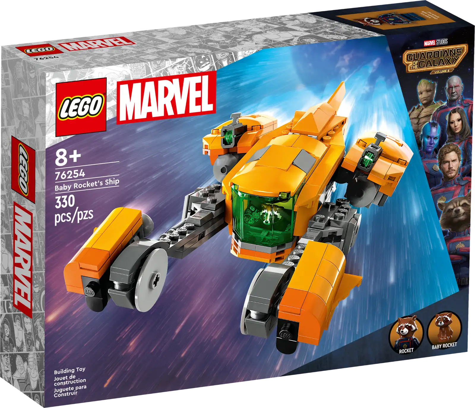 LEGO Marvel Baby Rocket's Ship Set (76254)