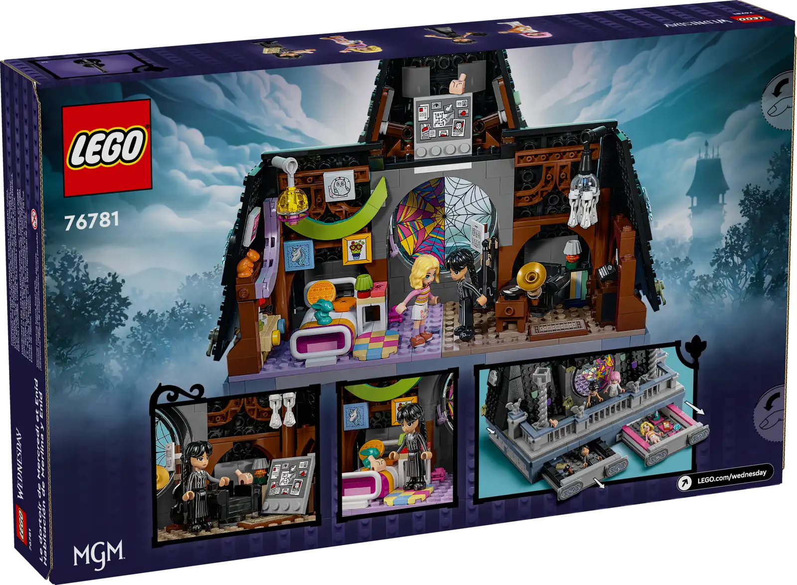 LEGO Wednesday: Wednesday & Enid's Dorm Room Set (76781)