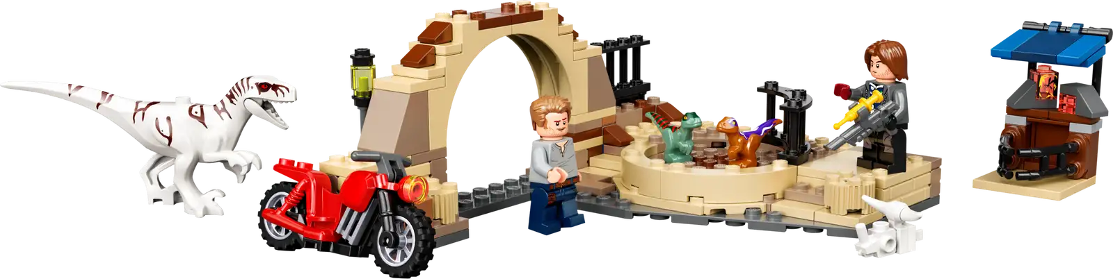 Atrociraptor Dinosaur: Bike Chase - LEGO Jurassic World Set (76945)
