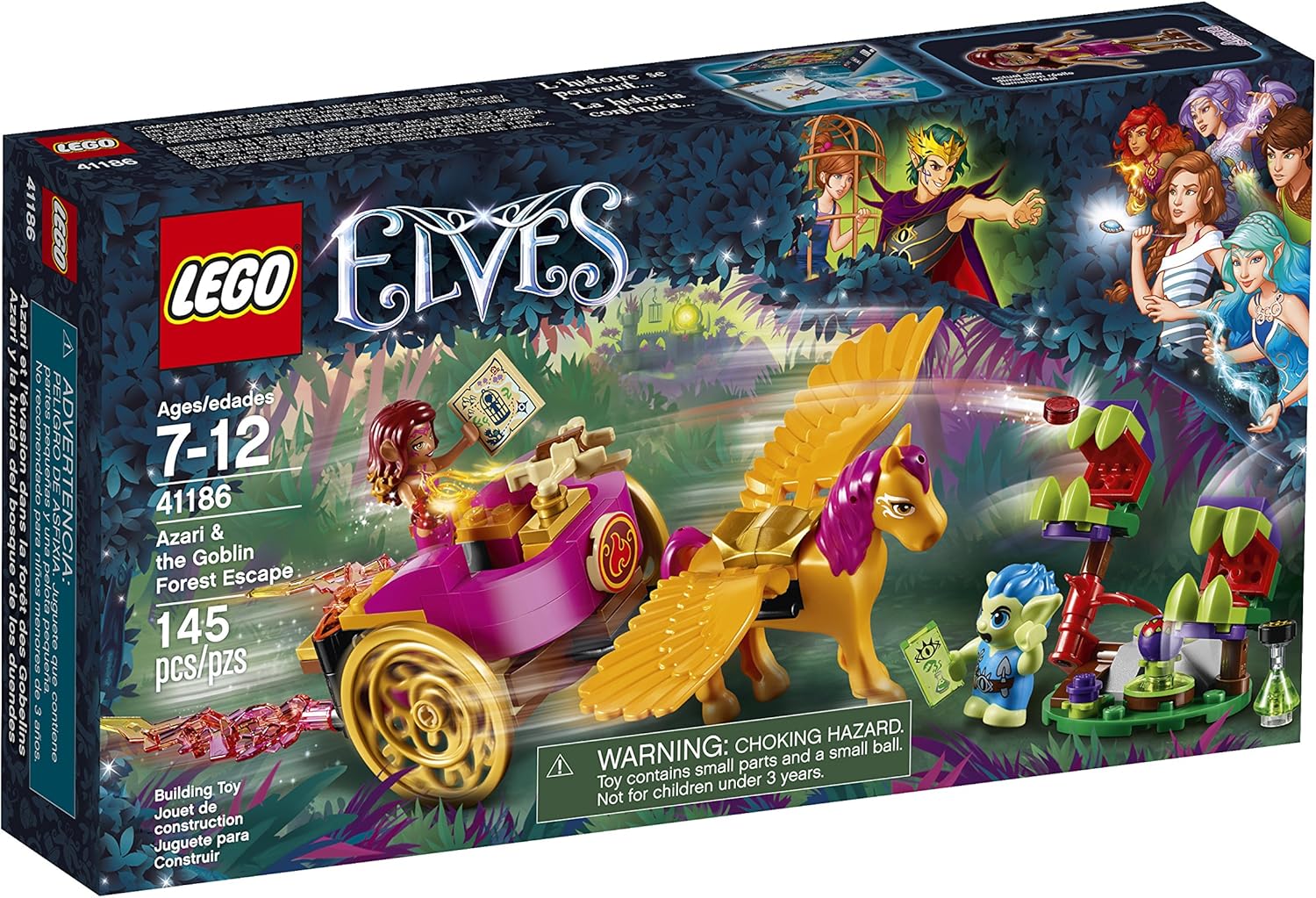 LEGO Elves - Elves Azari & The Goblin Forest Escape Set (41186)