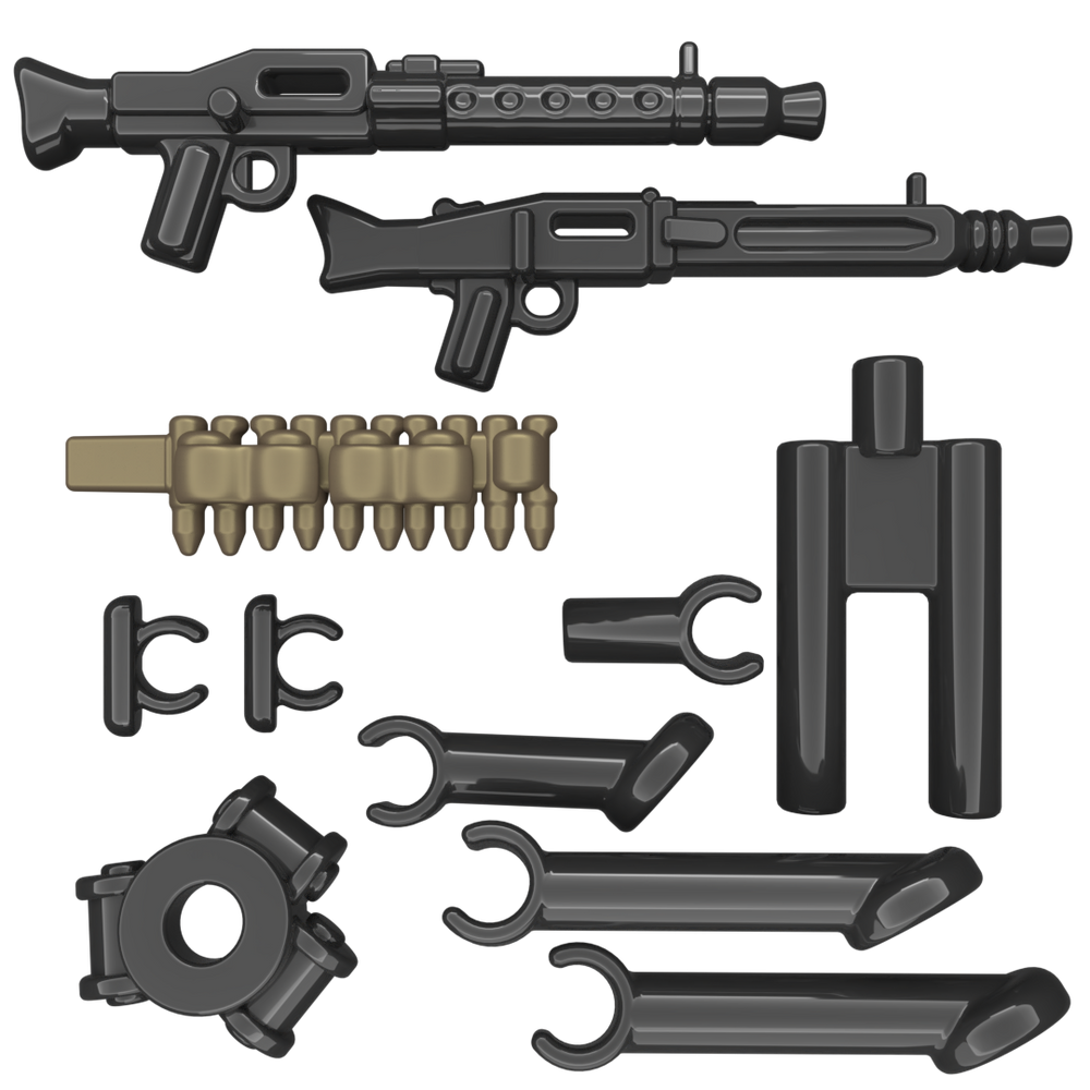 German Tripod w/ MG34 + 42 - BrickArms®