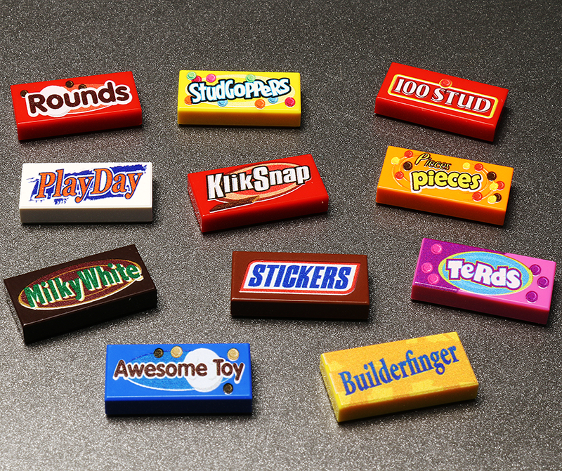 Candy Pack (Series 2) made using LEGO parts - B3 Customs