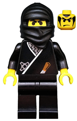 Black Classic Ninja - LEGO Ninja Minifigure (1998)