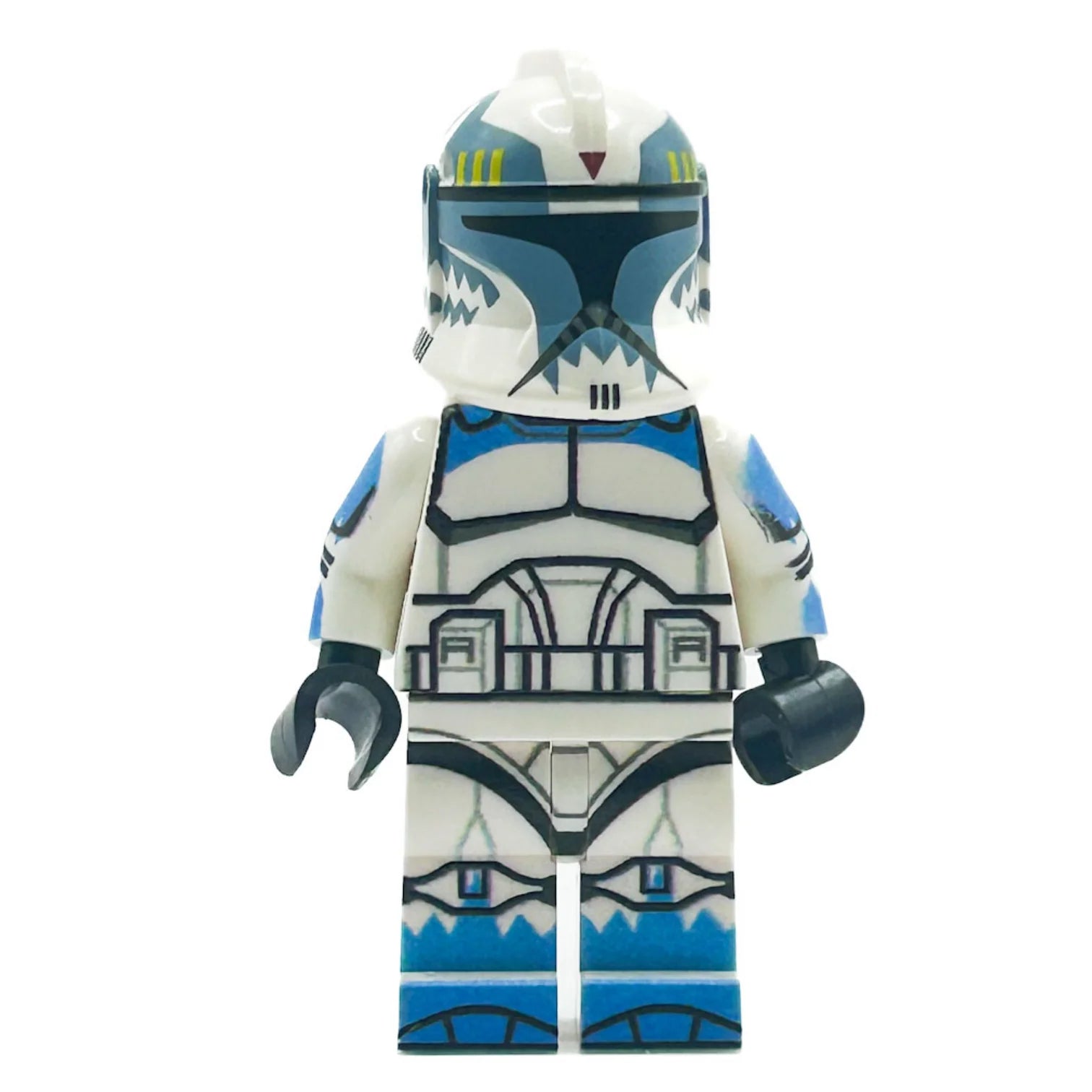 Custom Wolffe Clone Trooper (Phase 1) Minifig made using LEGO parts - Bricks at War