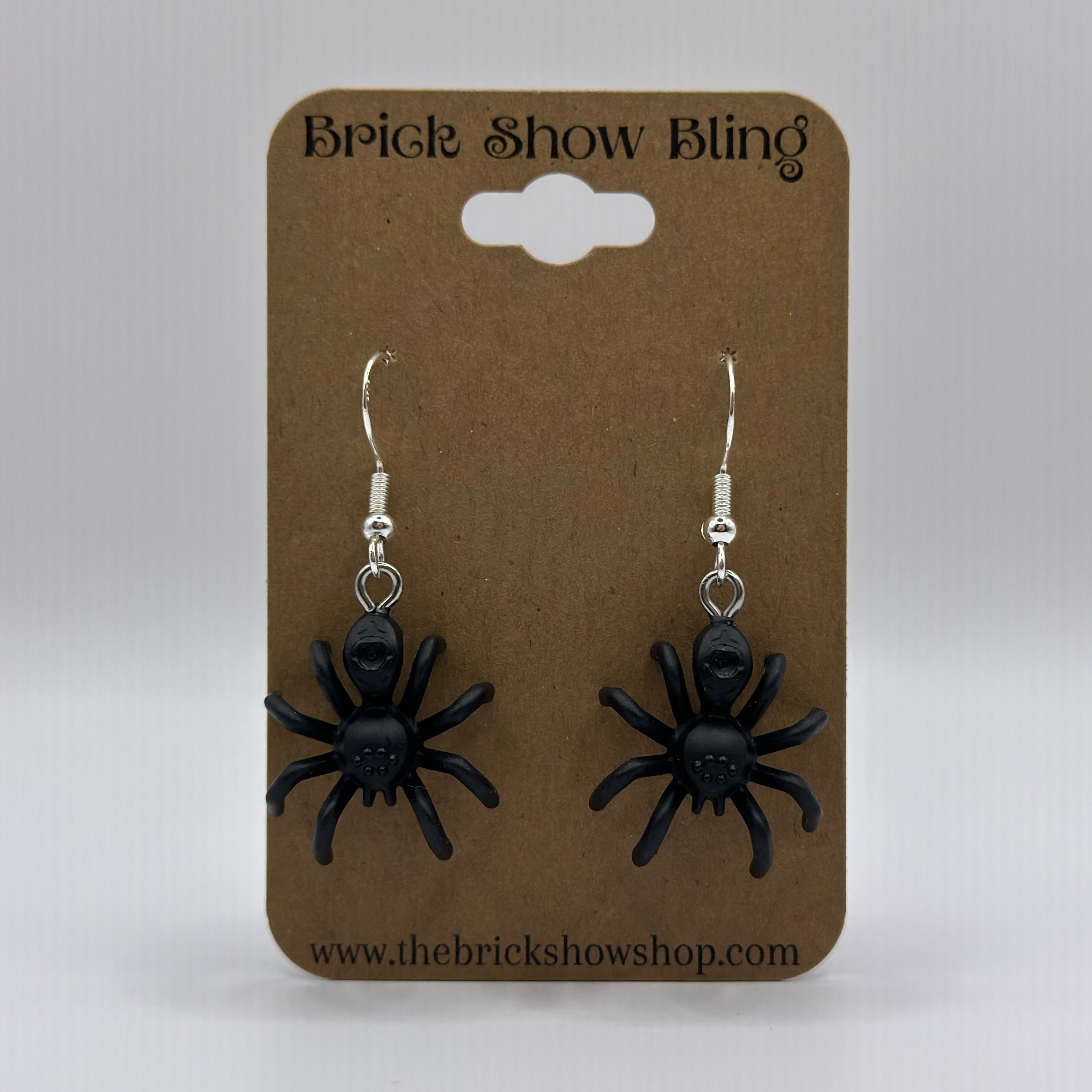 Spider Earrings made from LEGO Parts