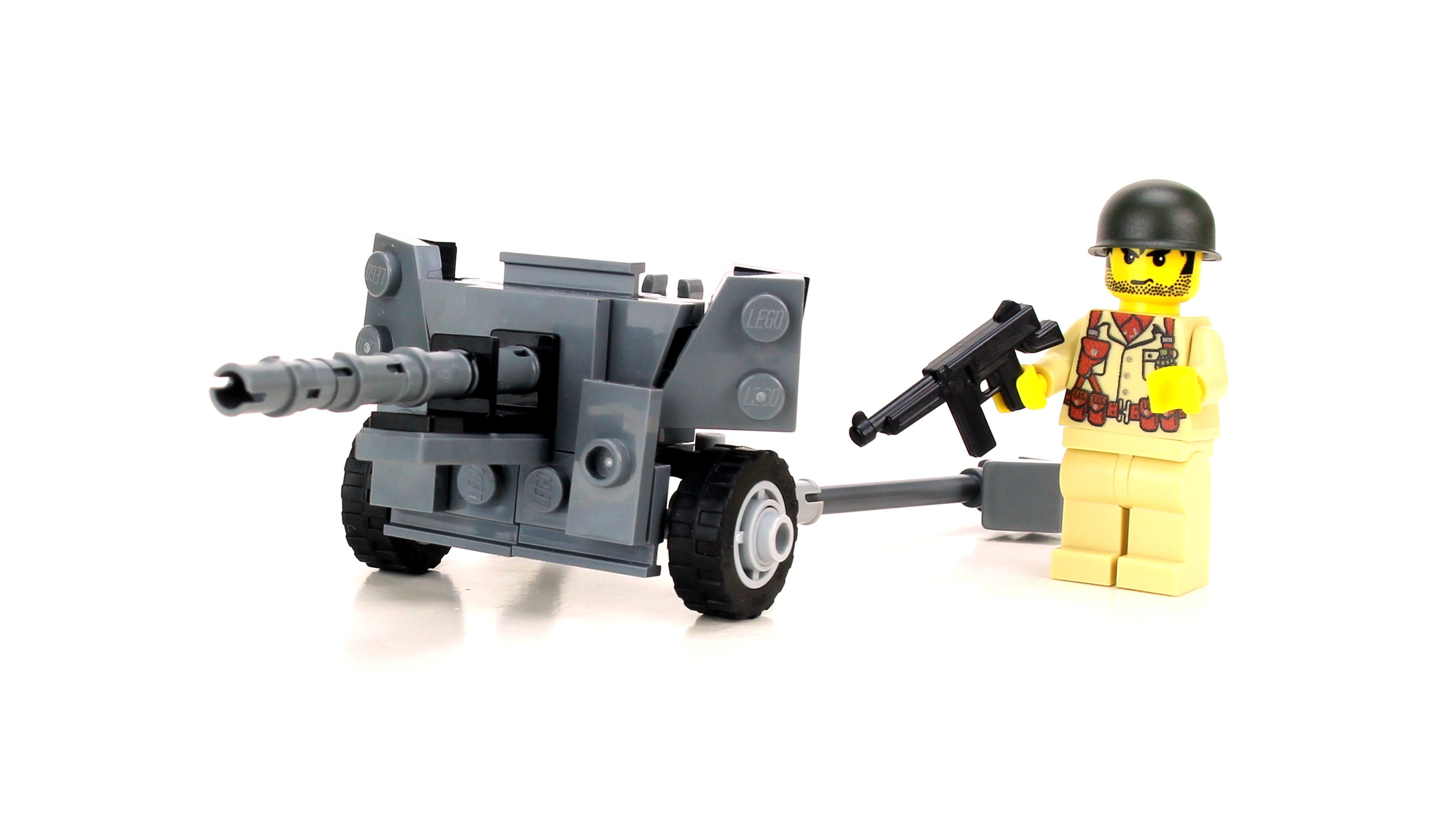 57mm at Gun made with LEGO parts