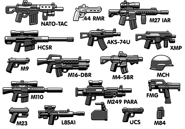 BrickArms Modern Combat Tactical V2 Pack