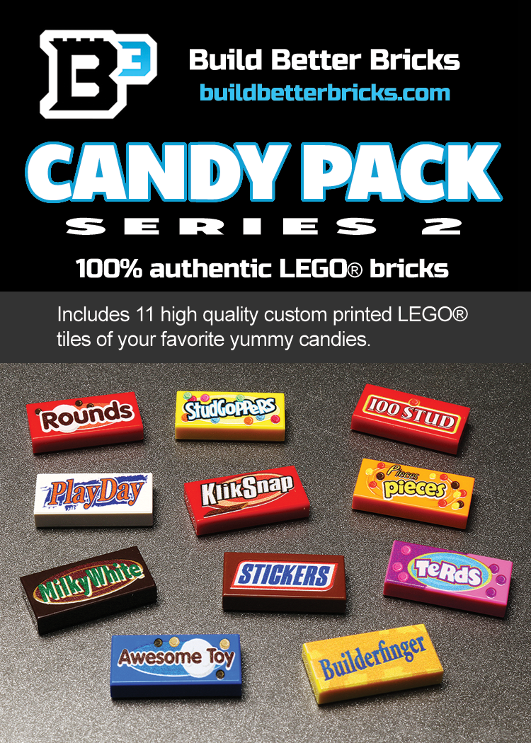 Candy Pack (Series 2) made using LEGO parts - B3 Customs