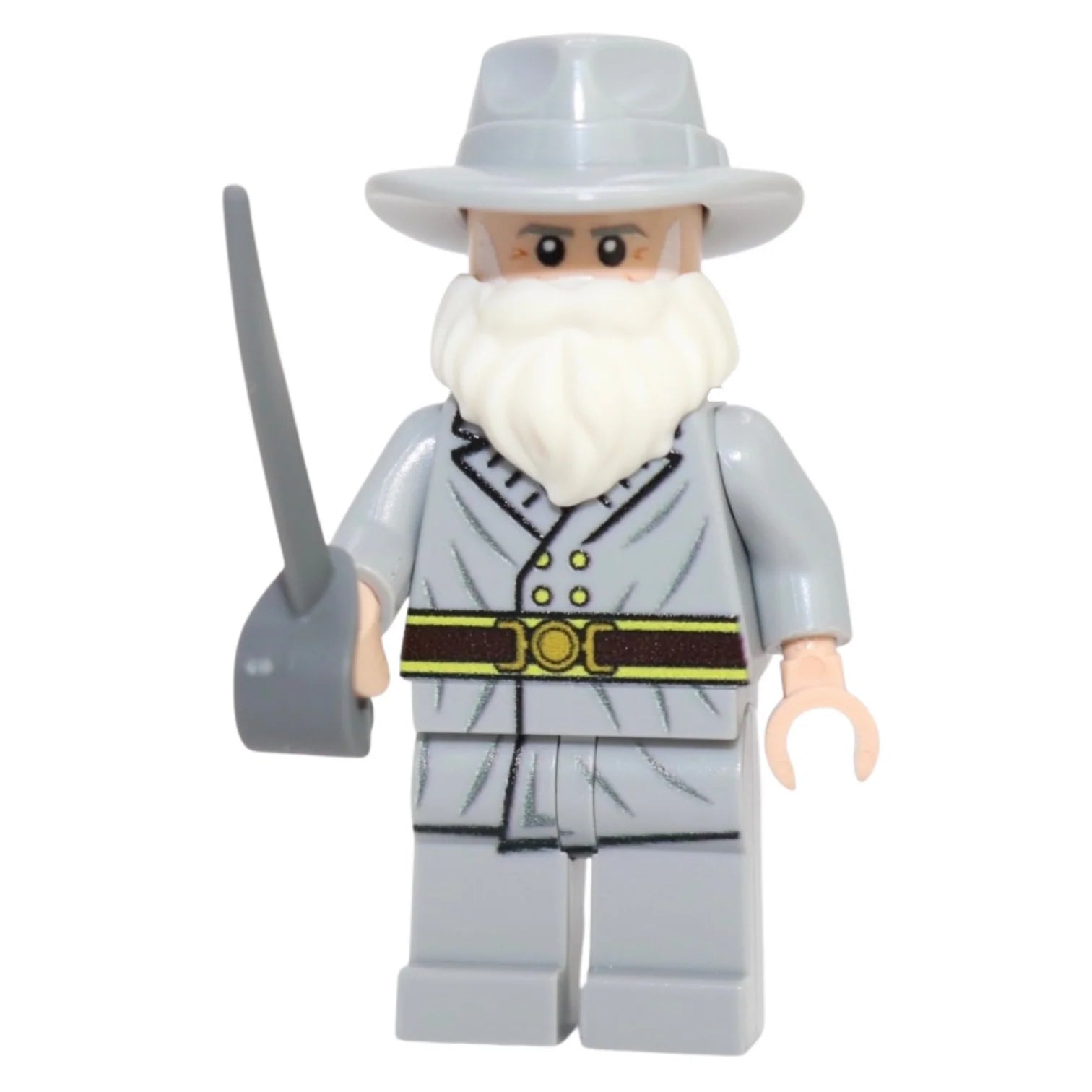 Custom General Robert E. Lee Minifig made using LEGO parts - Bricks At War