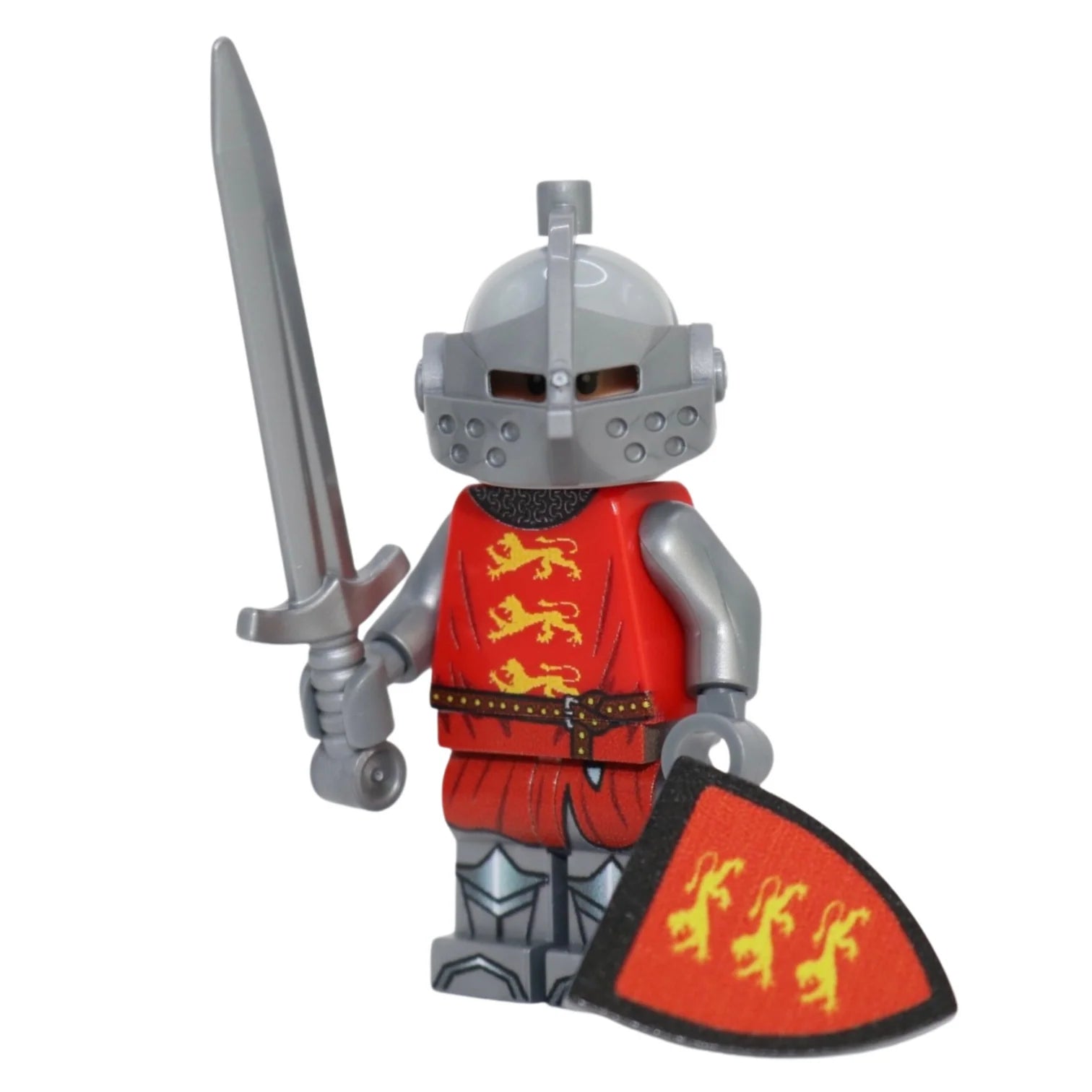 Custom King Richard the Lionheart Minifig made using LEGO parts - Bricks at War