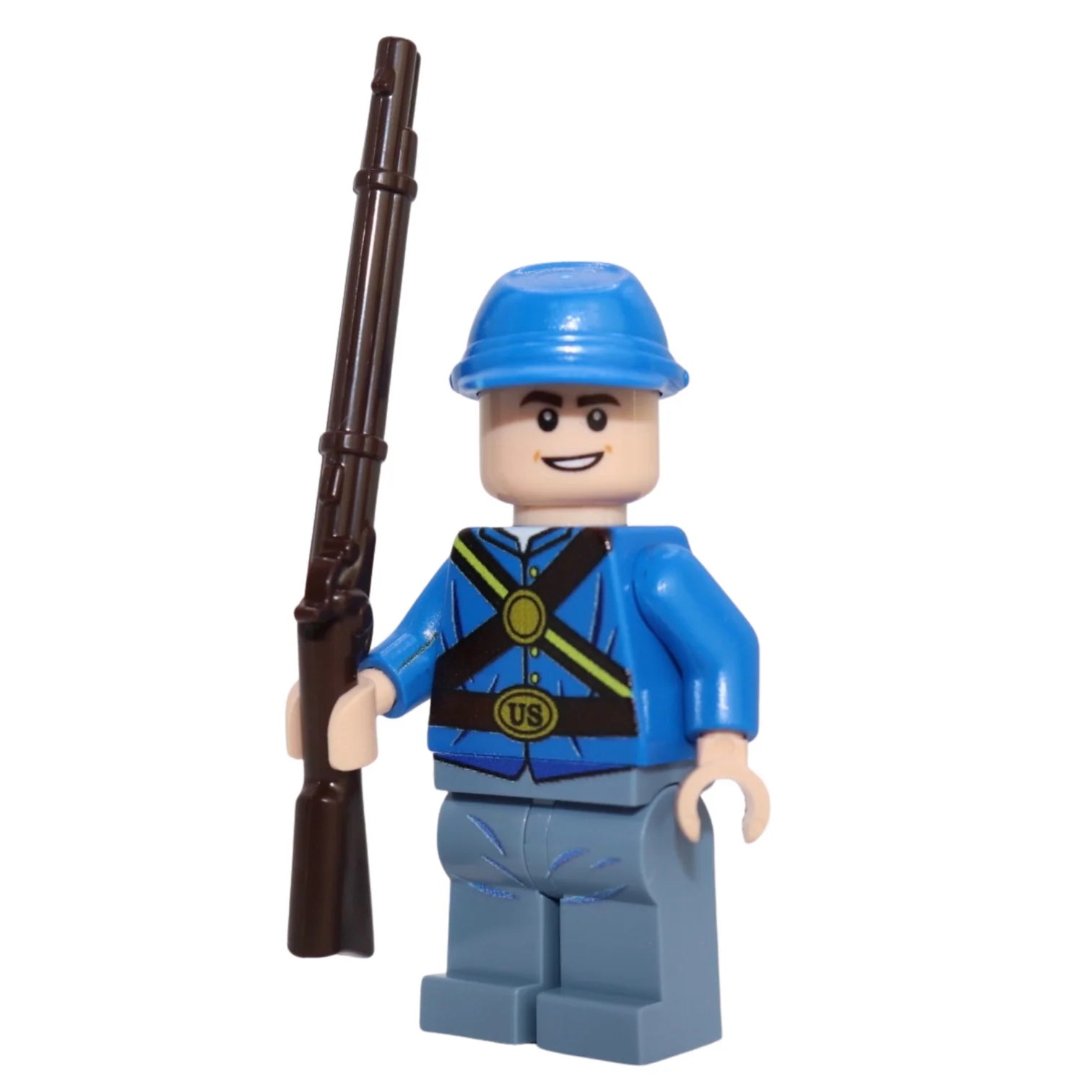 Custom Union Soldier Minifig made using LEGO parts - Bricks At War