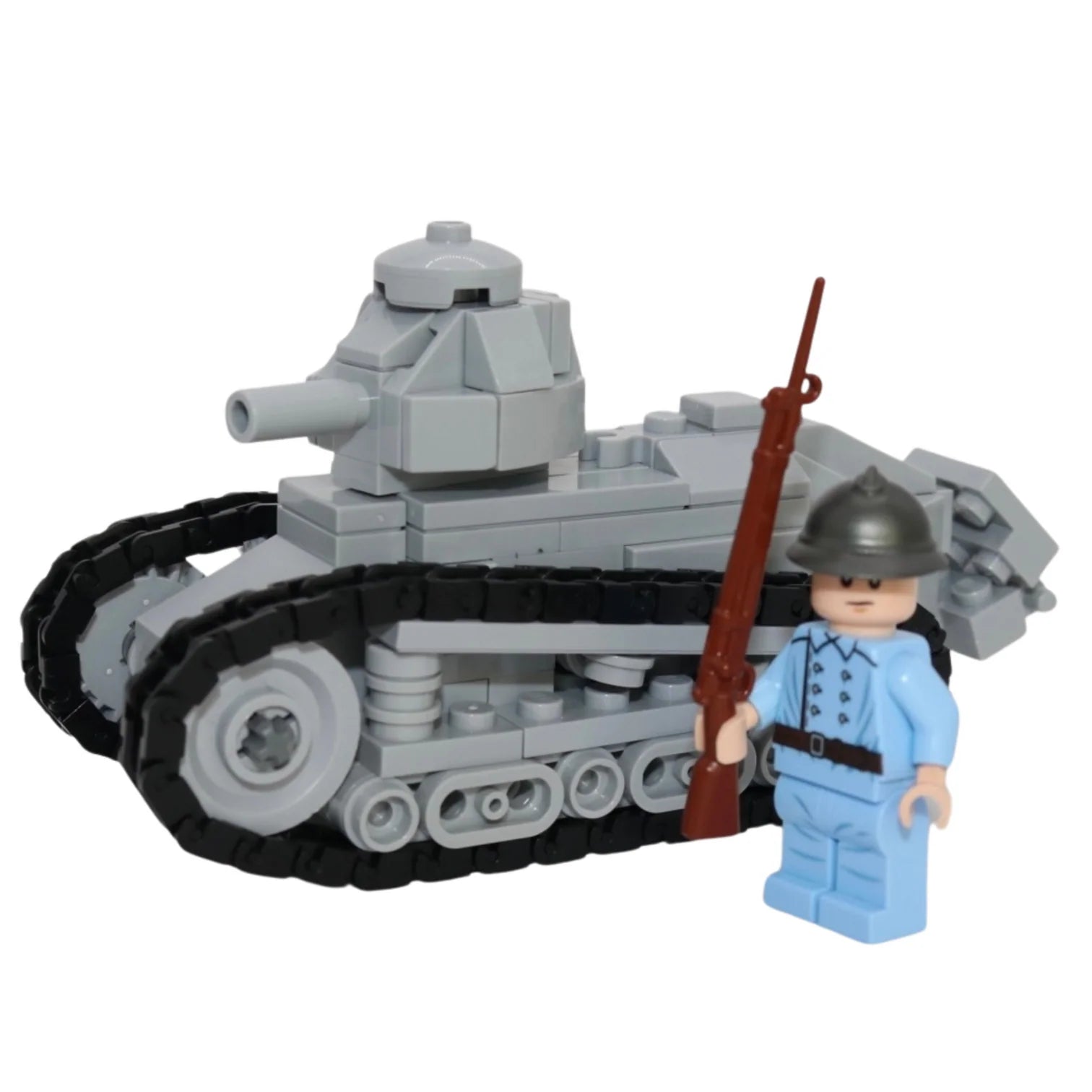 FT17 – WWI Light Tank with WWI French Soldier - Bricks at War