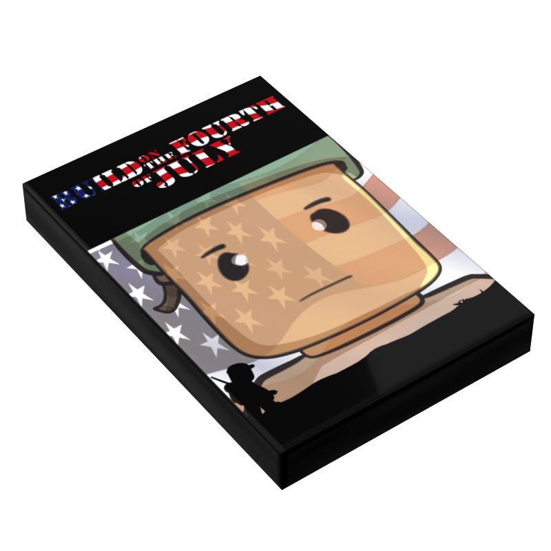Build on the 4th of July Movie Cover (2x3 Tile) - B3 Customs