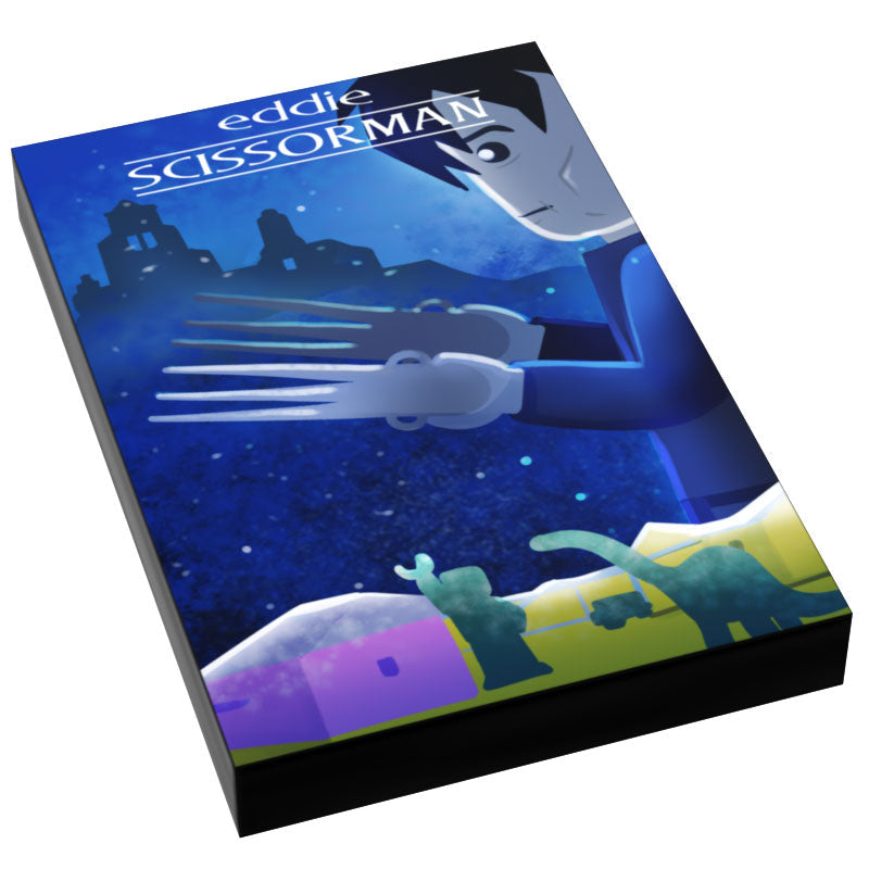 Eddie Scissorman Movie Cover (2x3 Tile) B3 Customs