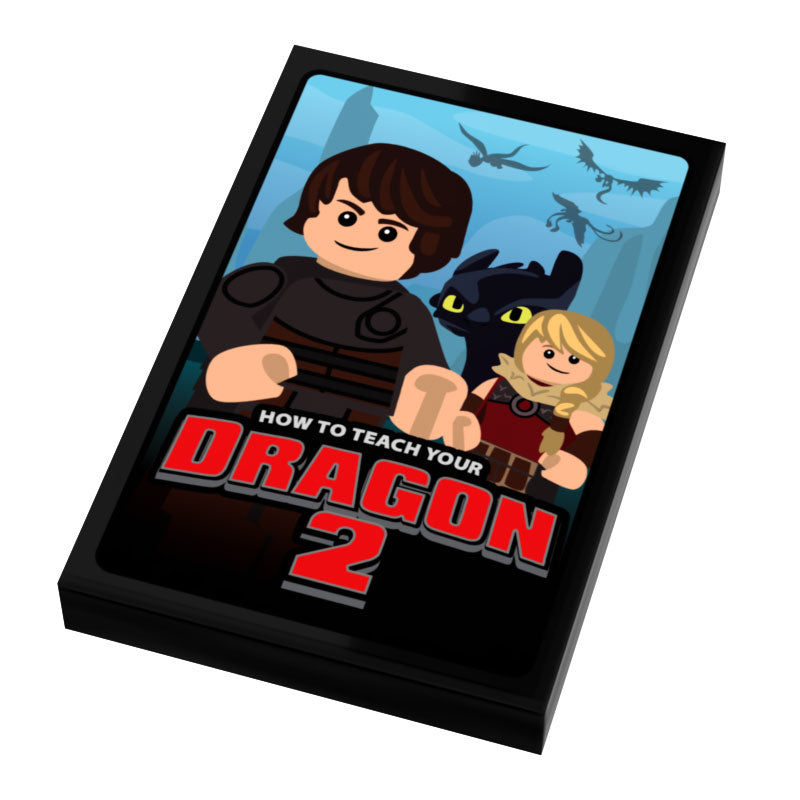How To Teach A Dragon II Movie Cover (2x3 Tile)  - B3 Customs