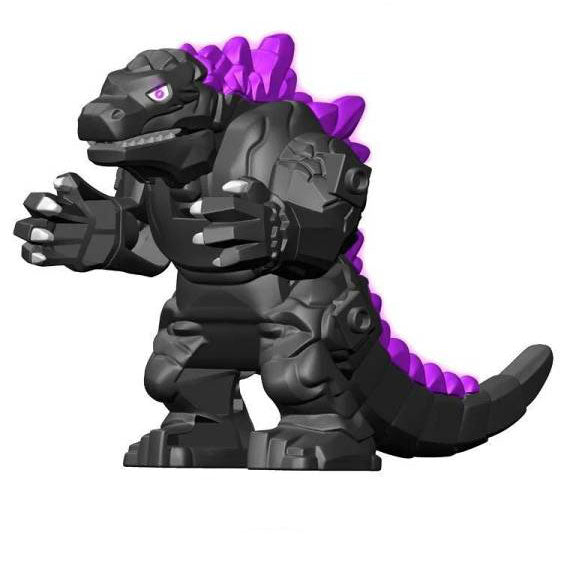 Purple / Black Godzilla Big Fig - LEGO Compatible