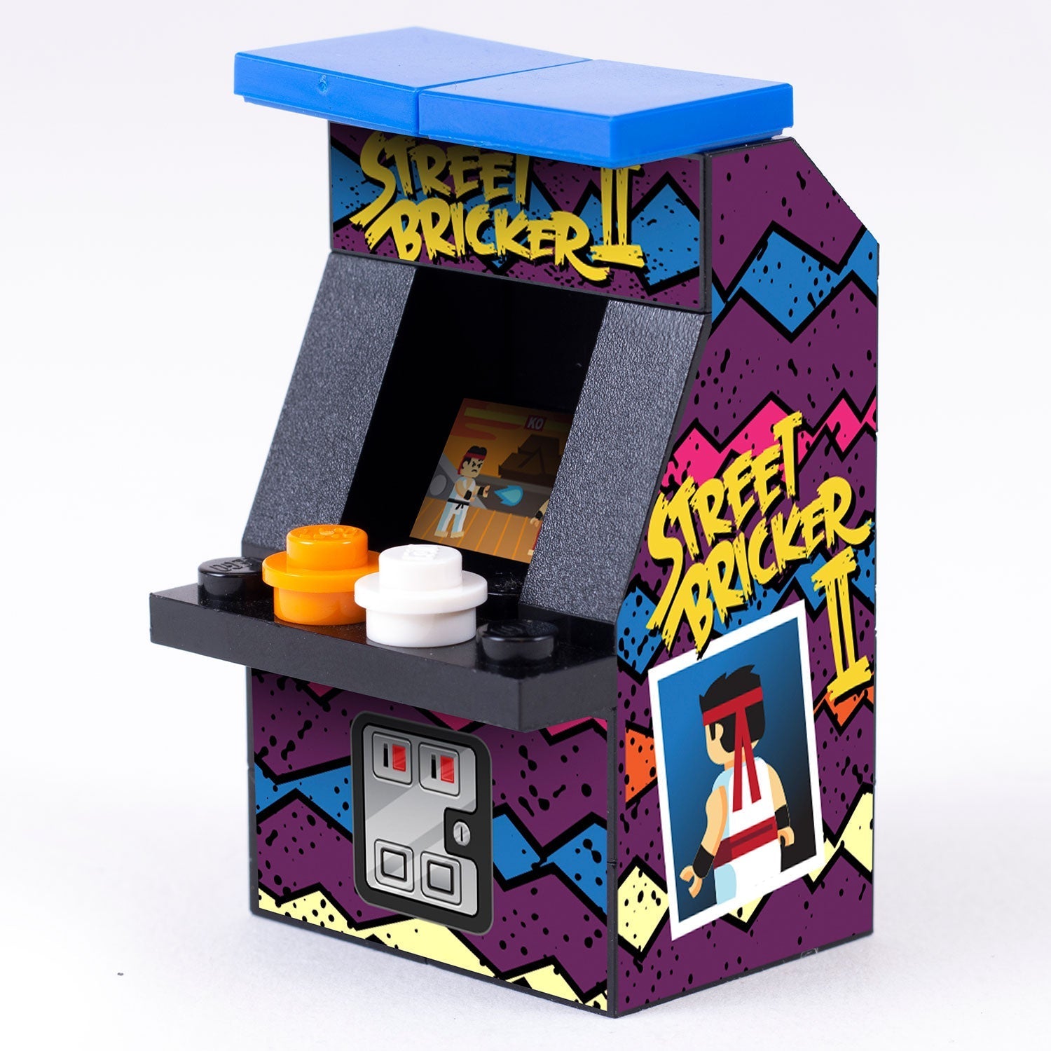 Street Bricker II - B3 Customs Arcade Machine made using LEGO parts