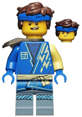 Jay (Core, Hair, Shoulder Pad) - LEGO Ninjago Minifigure (2022)