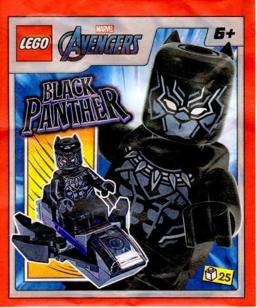 LEGO Marvel Avengers Black Panther w/ Jet Paper Pack (242316)