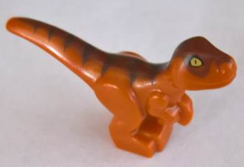 Dinosaur Baby (Dark Brown Stripes)- LEGO Jurassic World Dinosaur Minifigure (2022)